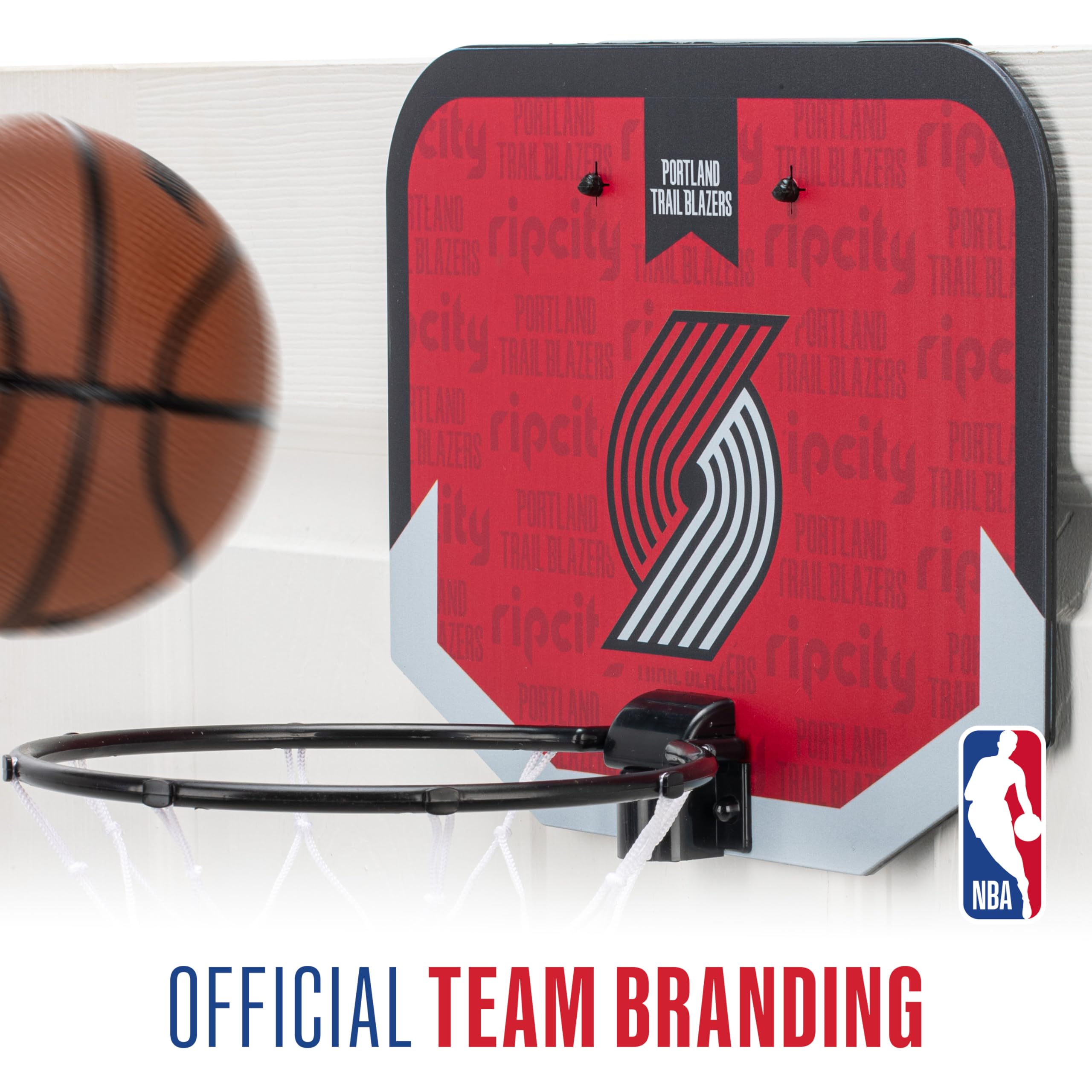 Foto 8 pulgar | Miniaro De Baloncesto Franklin Sports Nba Portland Trail Blazers - Venta Internacional.