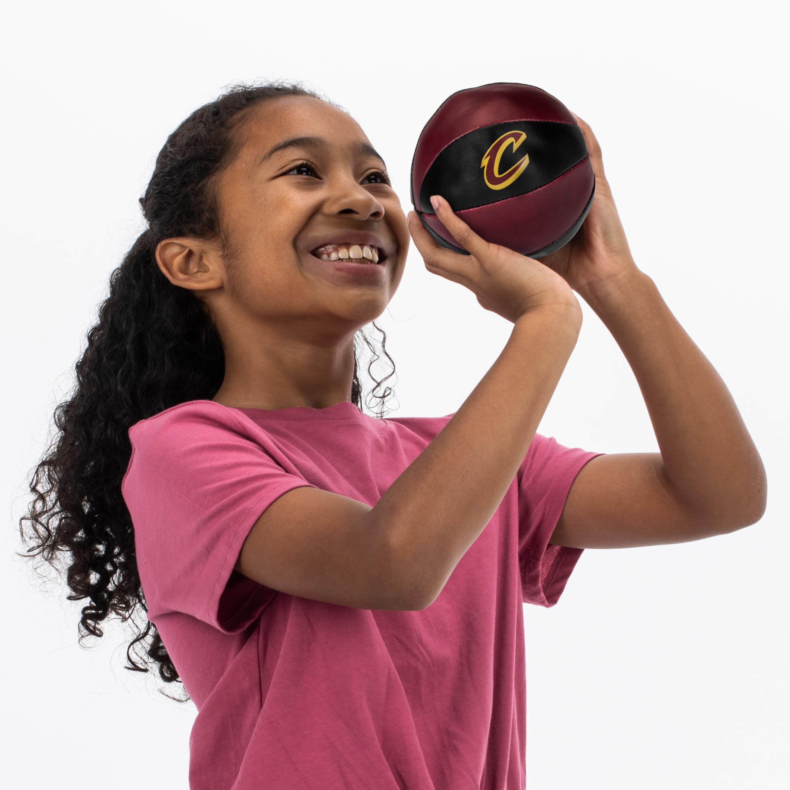 Foto 8 pulgar | Balones De Baloncesto De Juguete Franklin Sports Nba Cleveland Cavaliers De 4 Pulgadas - Venta Internacional.