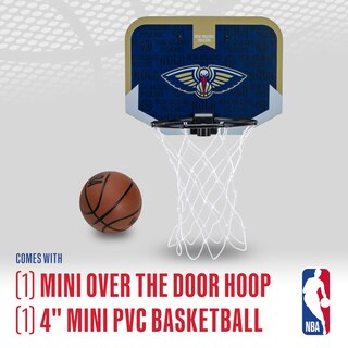 Foto 2 | Minicanasta De Baloncesto Franklin Sports Nba New Orleans Pelicans - Venta Internacional.