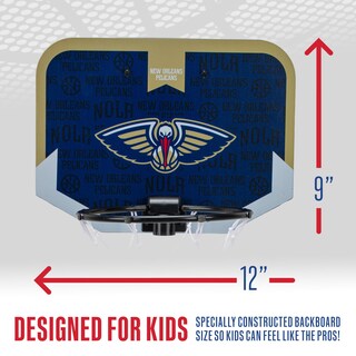 Foto 4 | Minicanasta De Baloncesto Franklin Sports Nba New Orleans Pelicans - Venta Internacional.