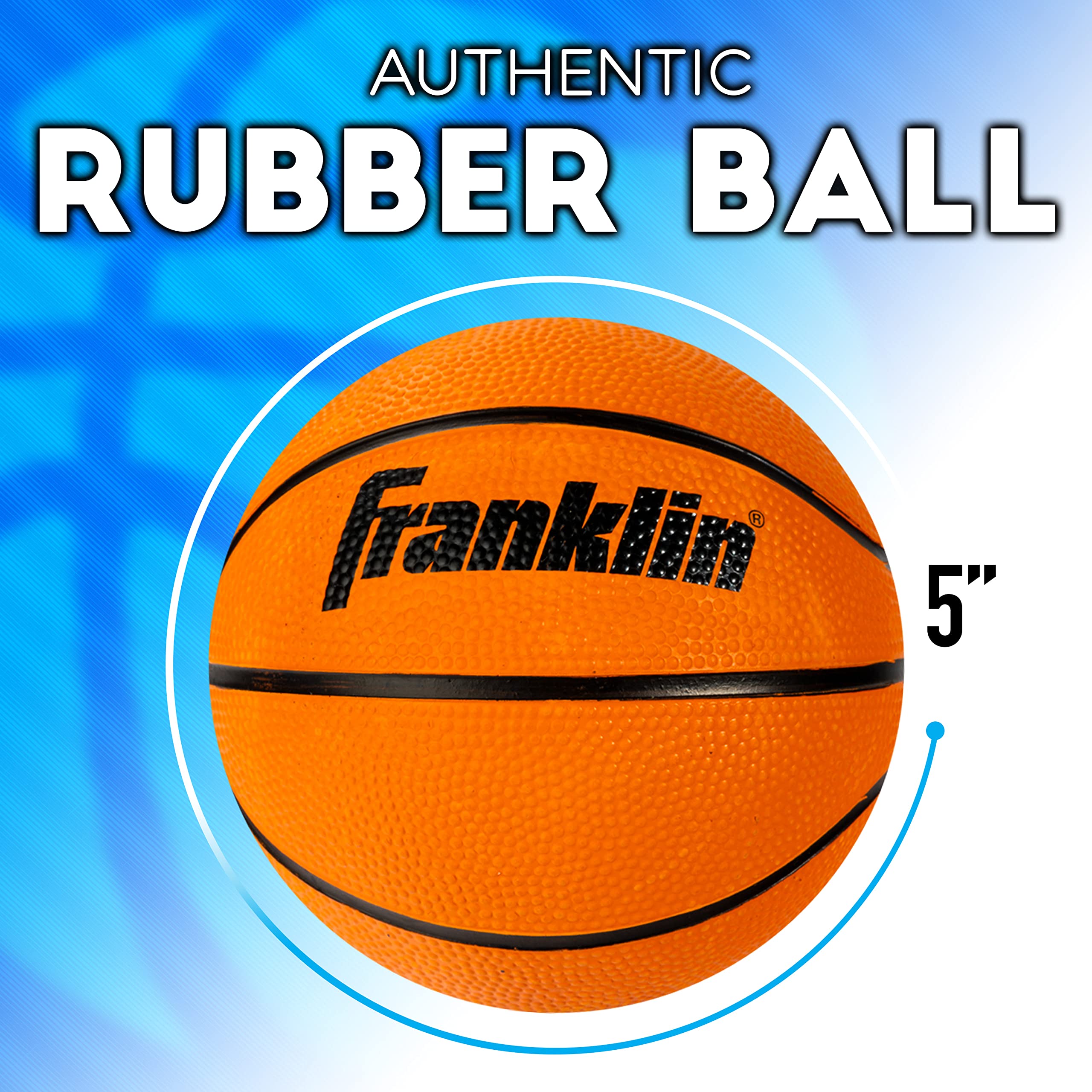 Foto 3 pulgar | Minibalones De Baloncesto Franklin Sports De 5 Pulgadas Con Bomba Para Niños De 6 Años O Más - Venta Internacional.