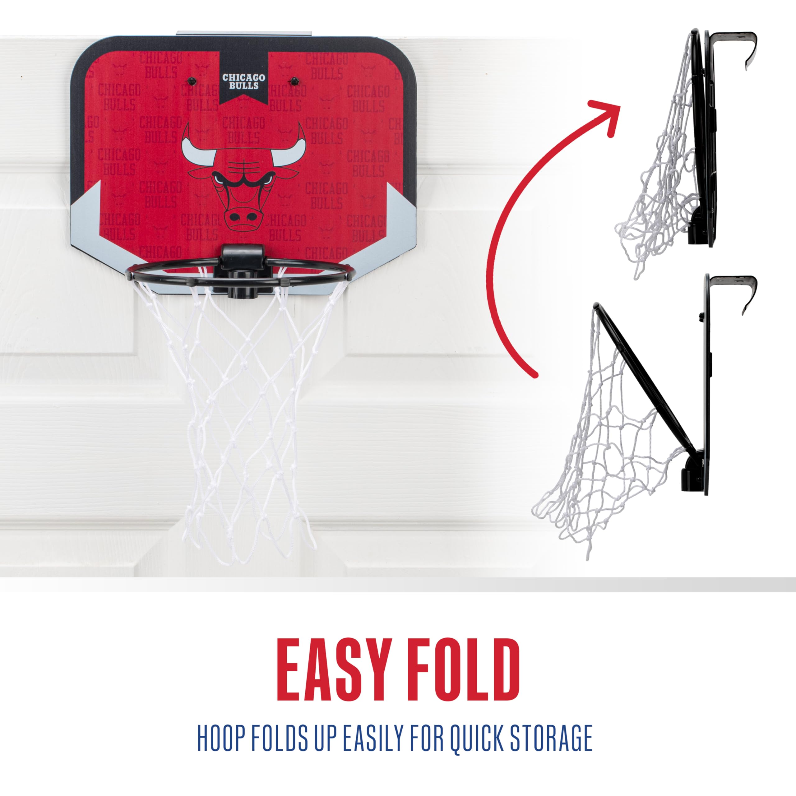 Foto 6 | Miniaro De Baloncesto Franklin Sports Nba Chicago Bulls - Venta Internacional.