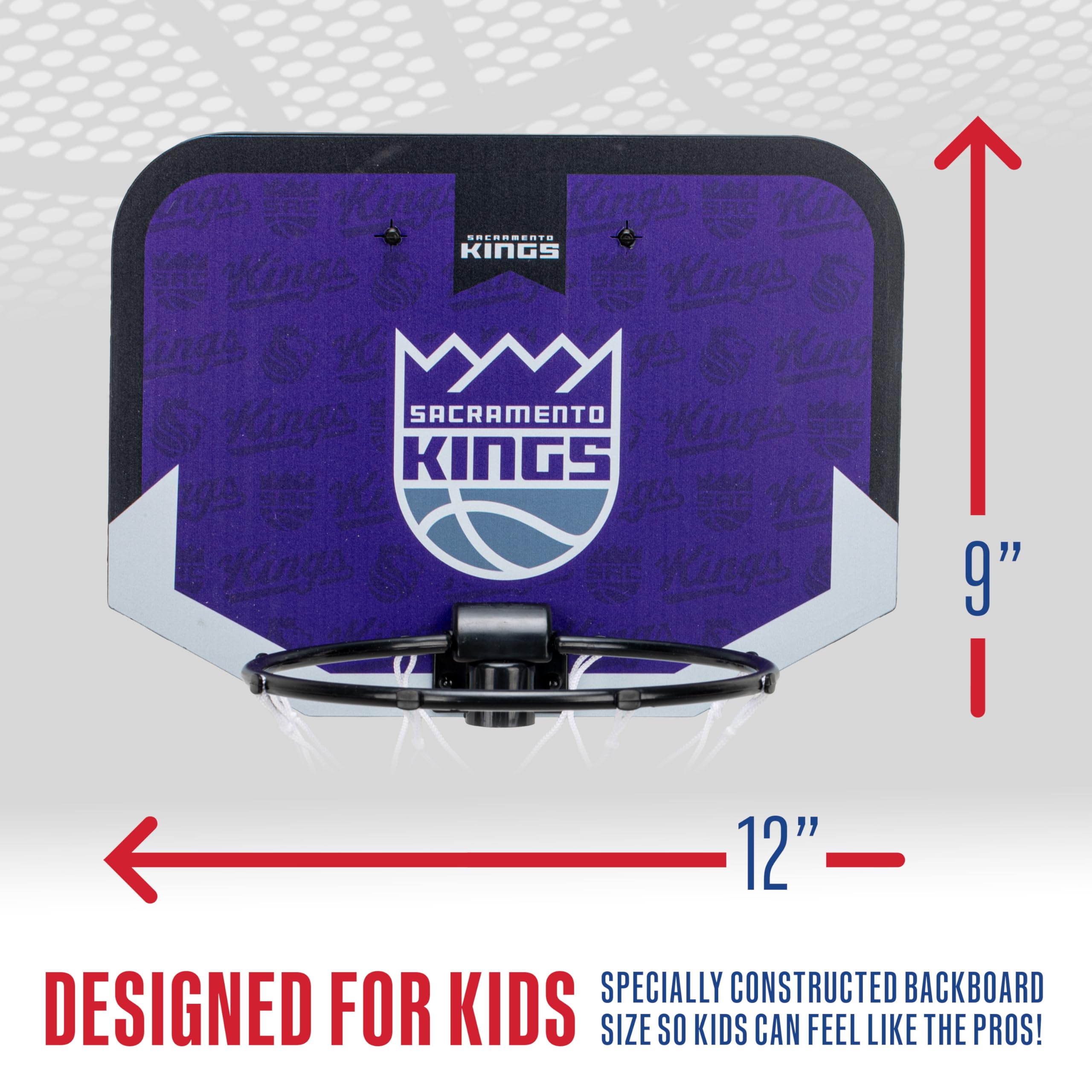 Foto 5 pulgar | Minicanasta De Baloncesto Franklin Sports Nba Sacramento Kings - Venta Internacional.