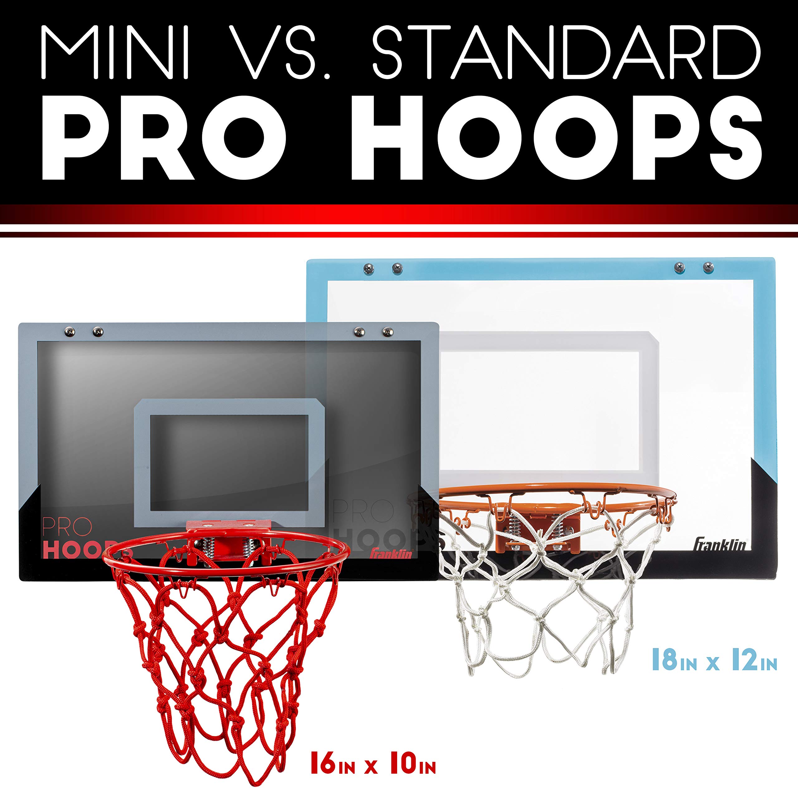 Foto 3 pulgar | Miniaro De Baloncesto Franklin Sports Pro Hoops Indoor - Venta Internacional.