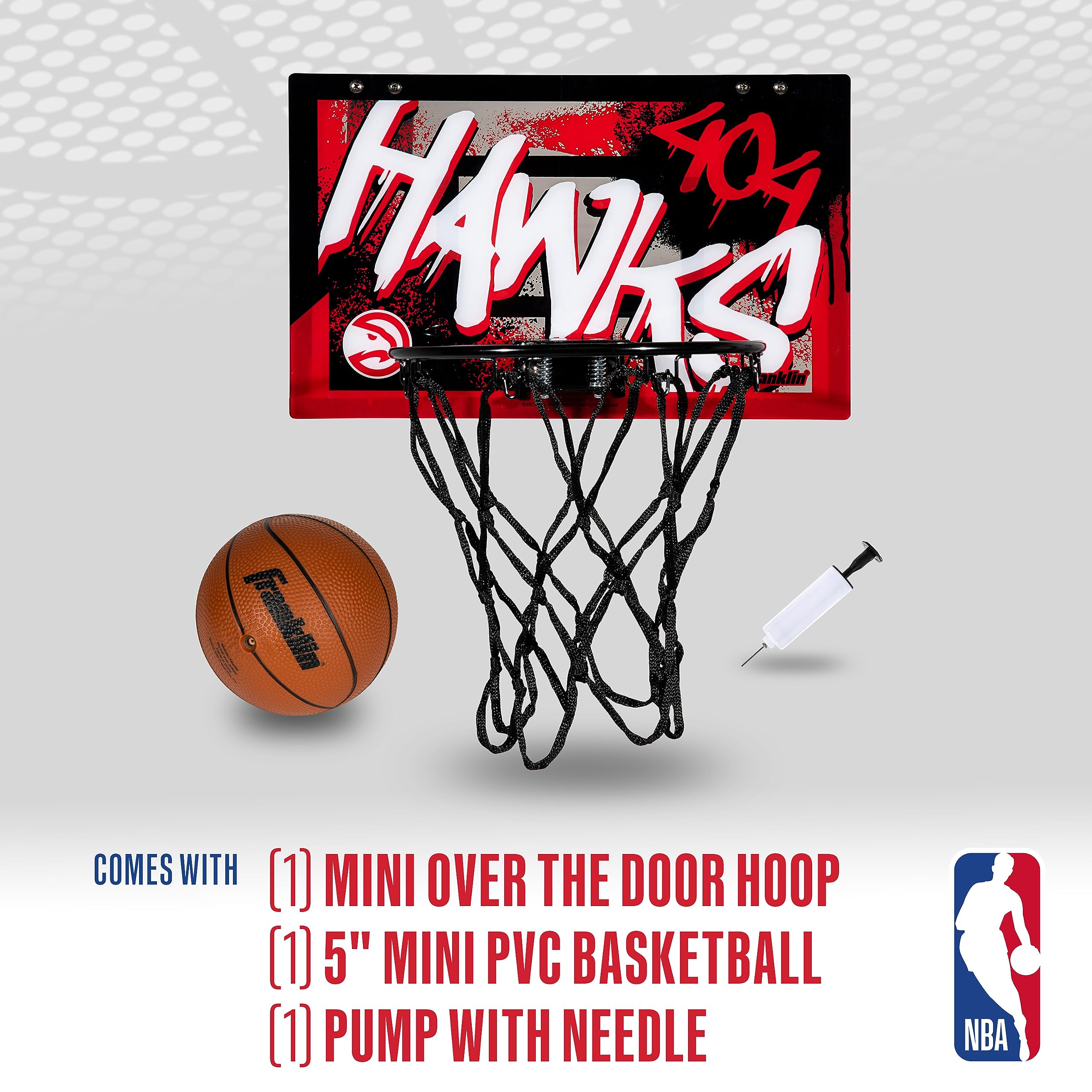 Foto 3 pulgar | Canasta De Baloncesto Franklin Sports Nba Atlanta Hawks Kids - Venta Internacional.