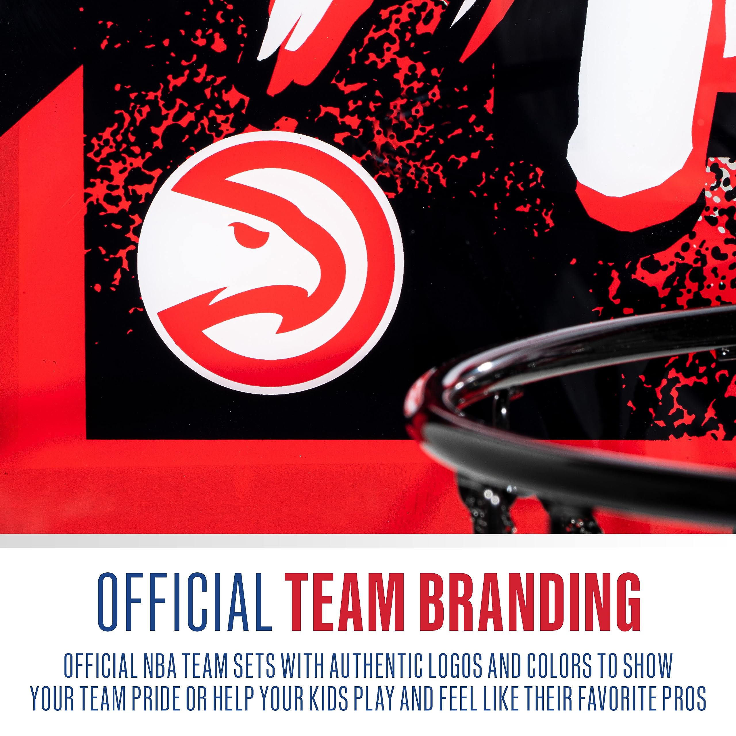 Foto 7 pulgar | Canasta De Baloncesto Franklin Sports Nba Atlanta Hawks Kids - Venta Internacional.