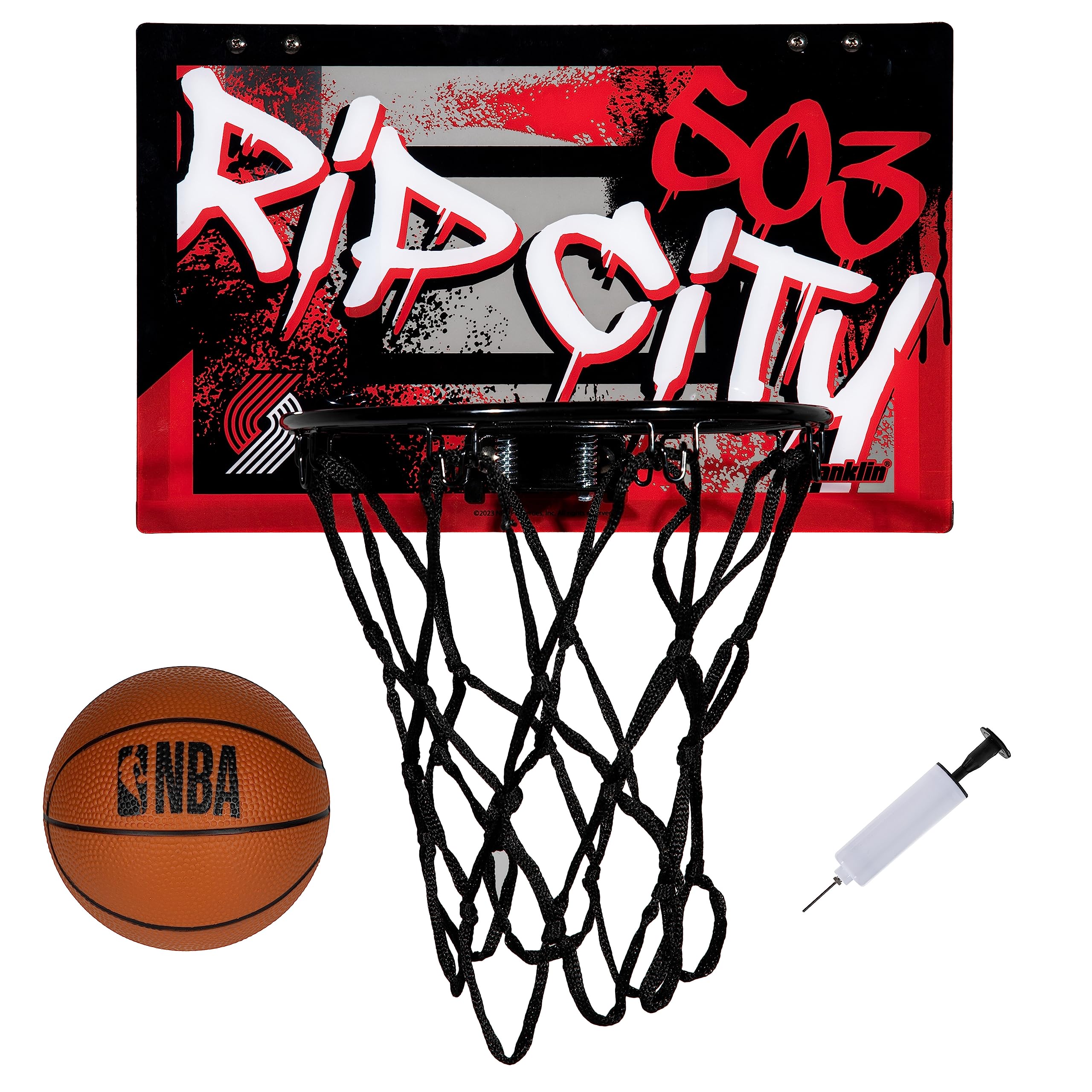 Foto 1 | Canasta De Baloncesto Franklin Sports Nba Portland Trail Blazers - Venta Internacional.