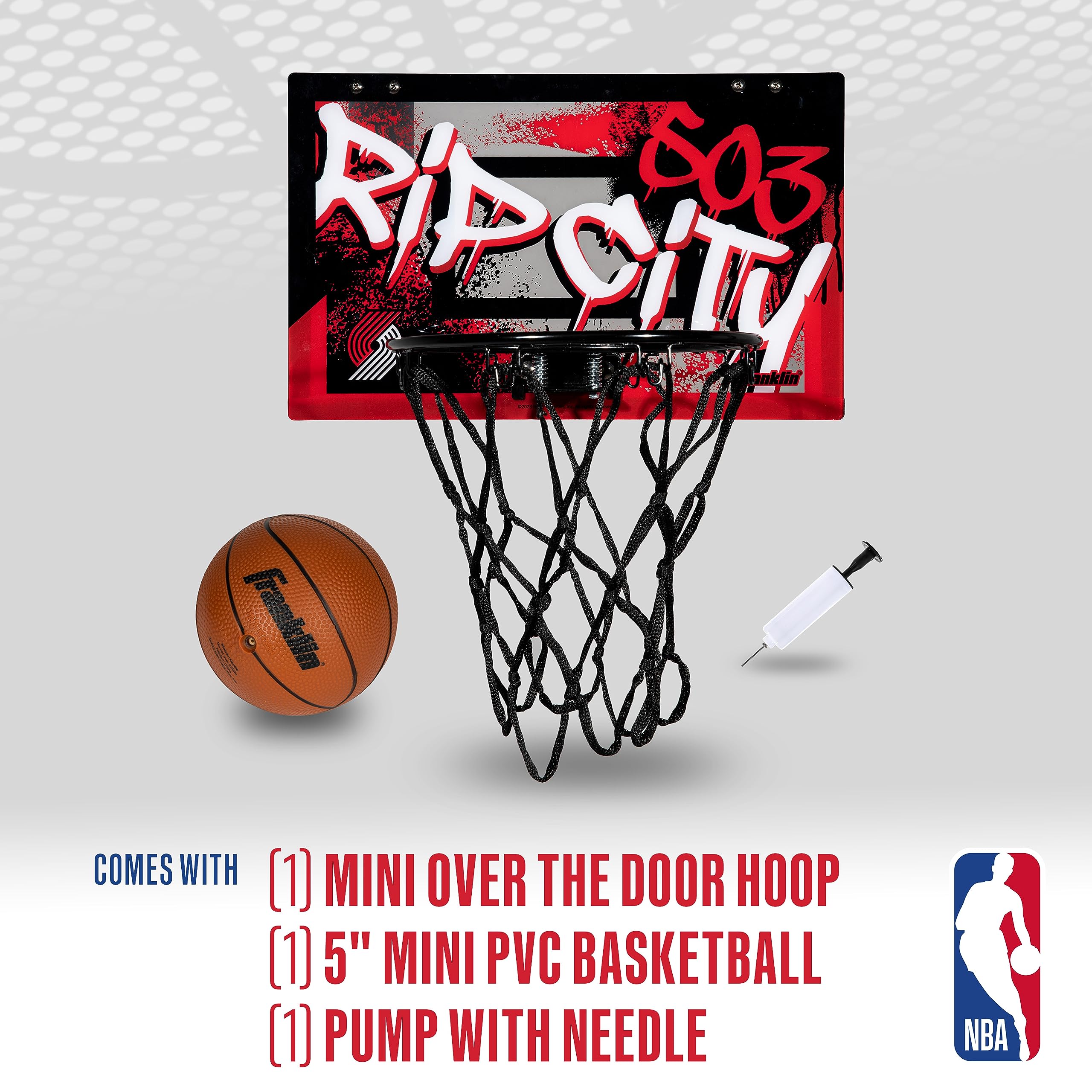 Foto 3 pulgar | Canasta De Baloncesto Franklin Sports Nba Portland Trail Blazers - Venta Internacional.