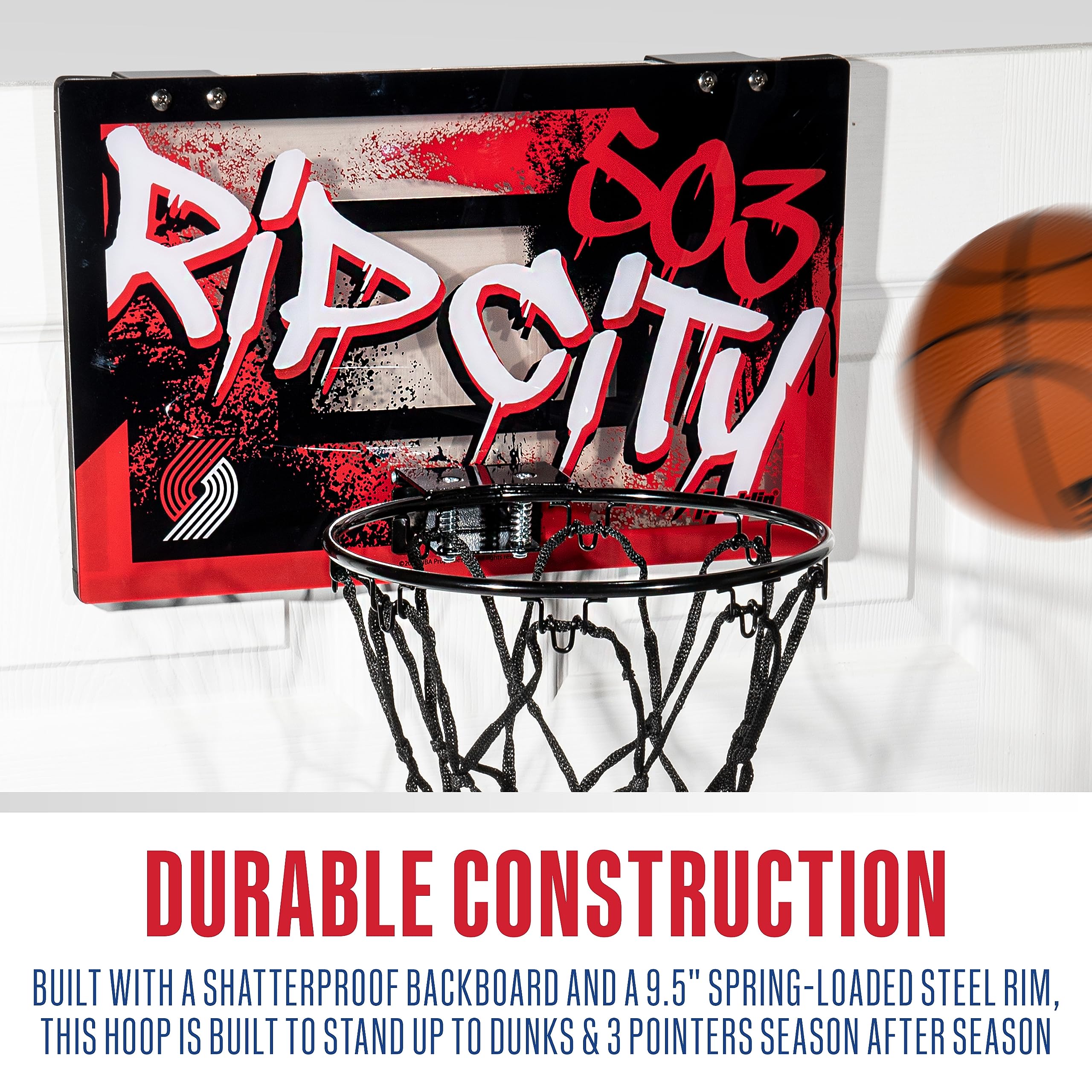 Foto 7 | Canasta De Baloncesto Franklin Sports Nba Portland Trail Blazers - Venta Internacional.