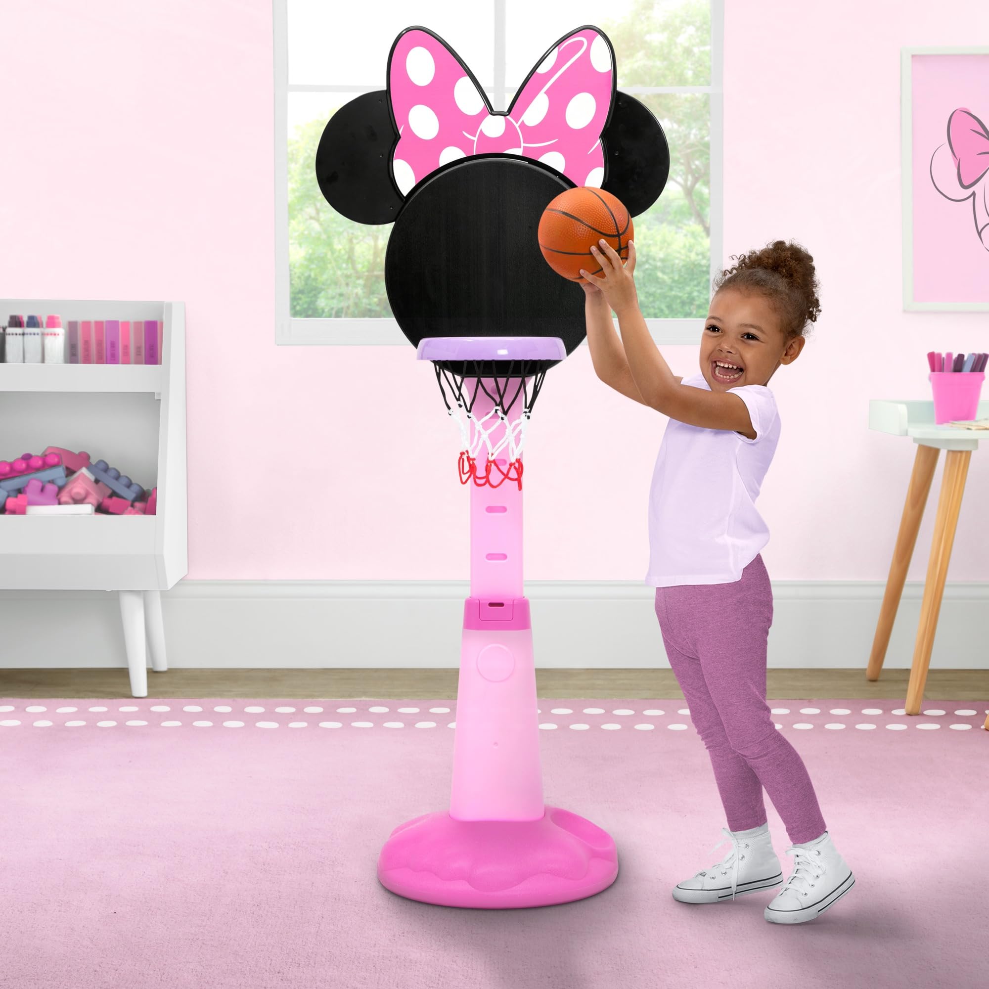 Foto 4 pulgar | Set De Baloncesto Delta Children Minnie Mouse Con Aro De Baloncesto - Venta Internacional.