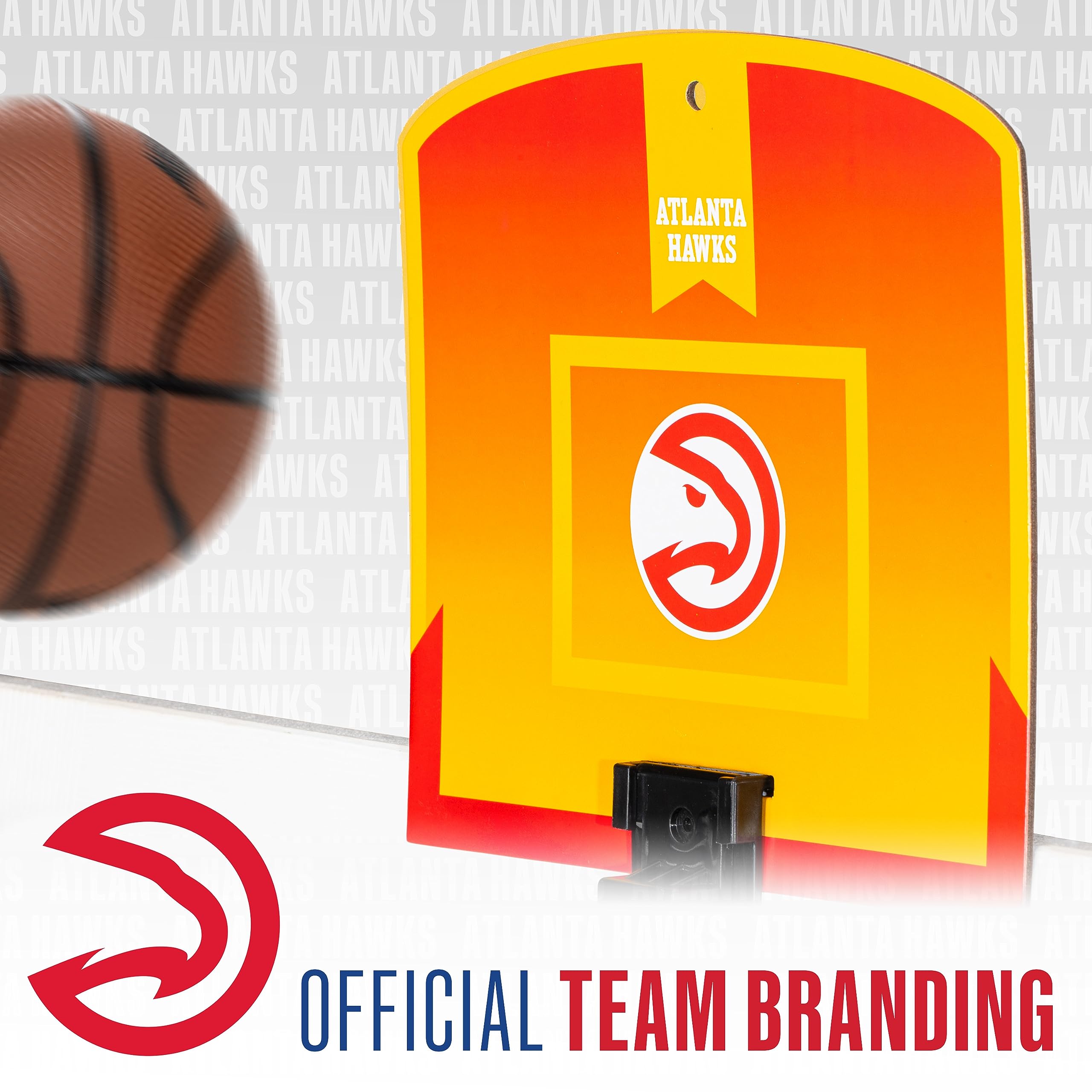 Foto 7 pulgar | Miniaro De Baloncesto Franklin Sports Nba Atlanta Hawks - Venta Internacional.