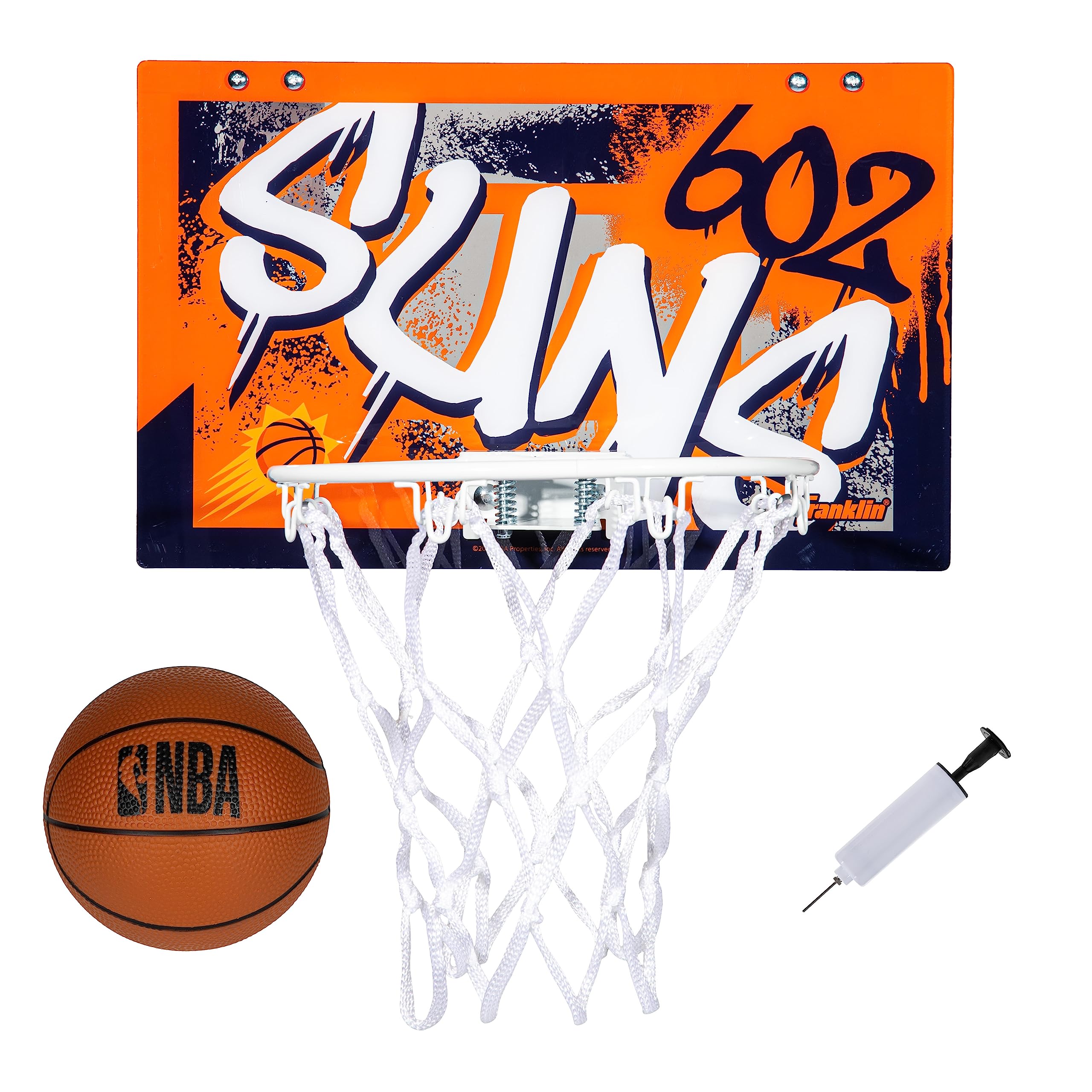 Foto 2 pulgar | Canasta De Baloncesto Franklin Sports Nba Phoenix Suns Kids - Venta Internacional.