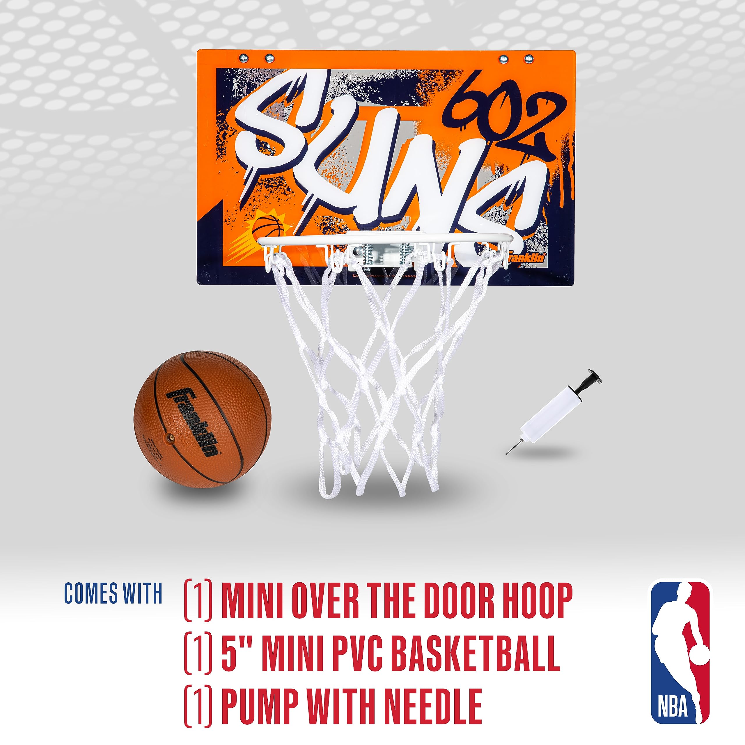 Foto 3 pulgar | Canasta De Baloncesto Franklin Sports Nba Phoenix Suns Kids - Venta Internacional.