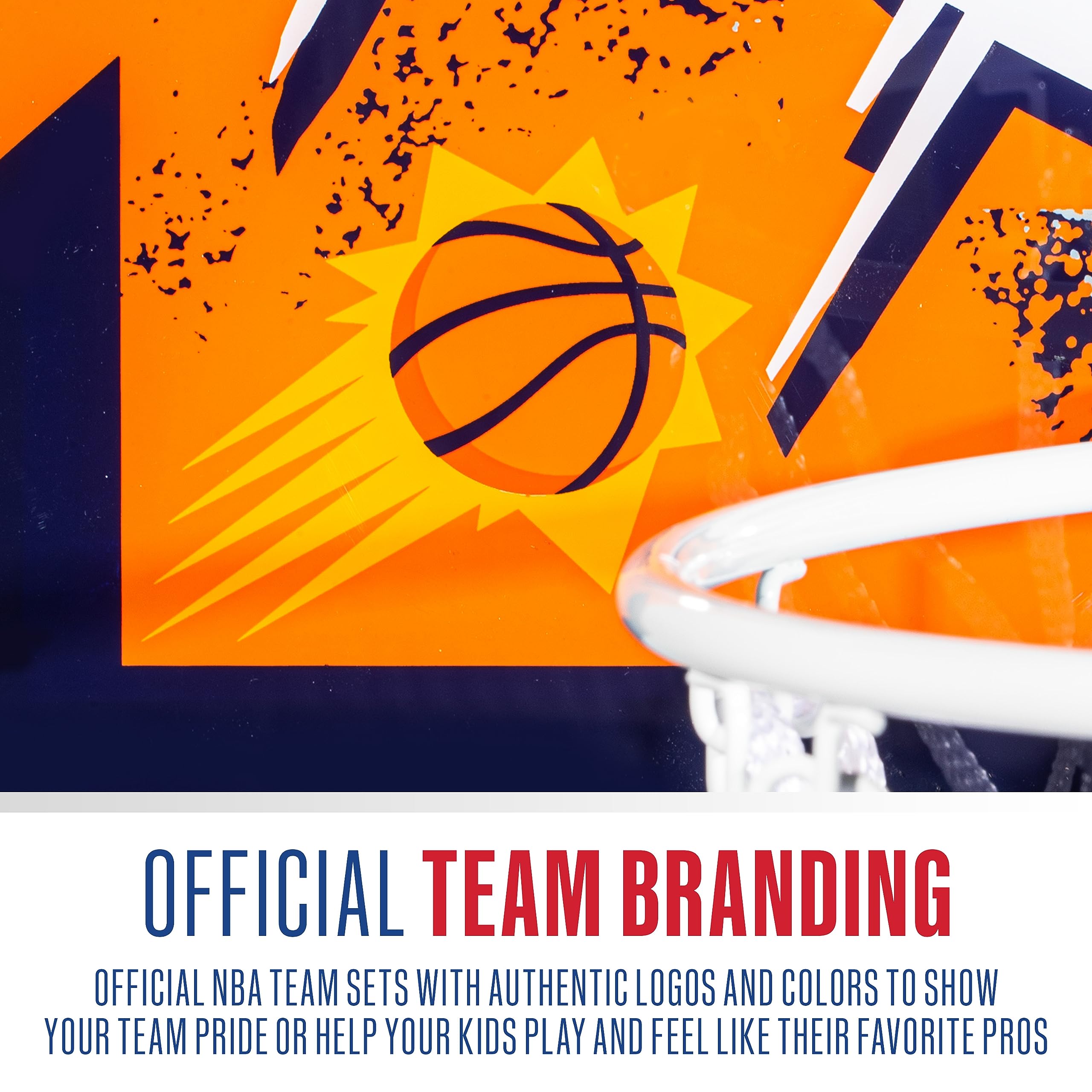 Foto 7 pulgar | Canasta De Baloncesto Franklin Sports Nba Phoenix Suns Kids - Venta Internacional.