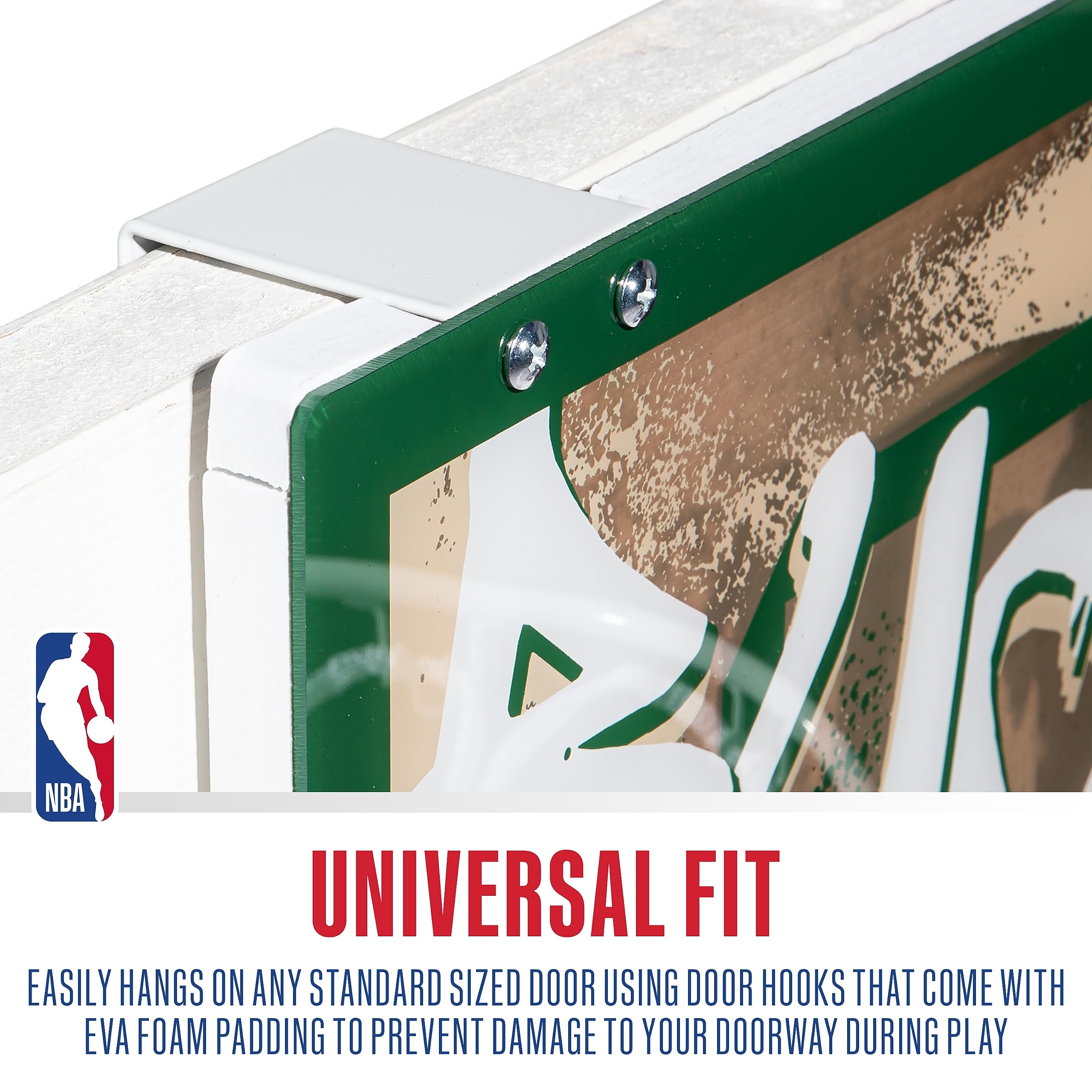 Foto 6 pulgar | Canasta De Baloncesto Franklin Sports Nba Milwaukee Bucks Kids - Venta Internacional.