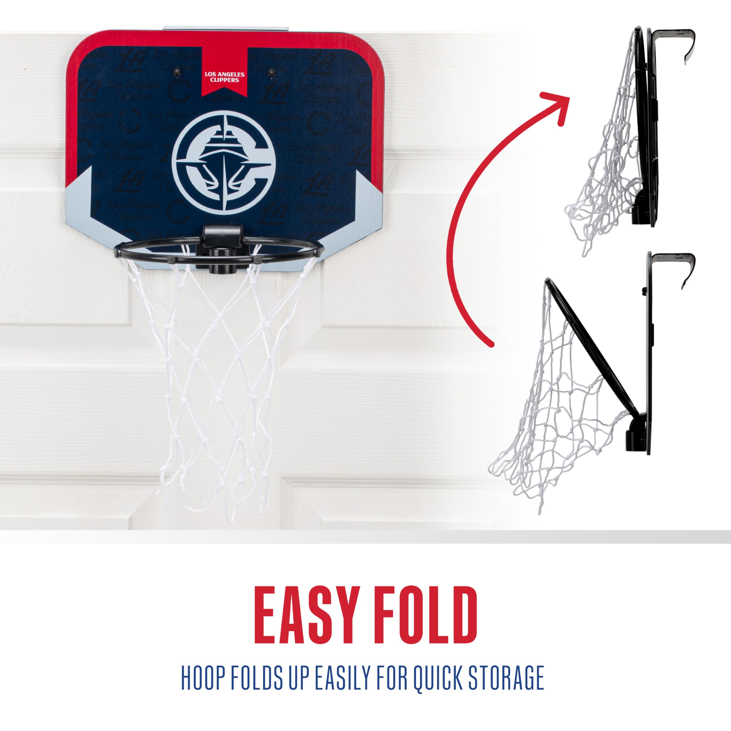 Foto 6 | Minicanasta De Baloncesto Franklin Sports Nba Los Angeles Clippers - Venta Internacional.