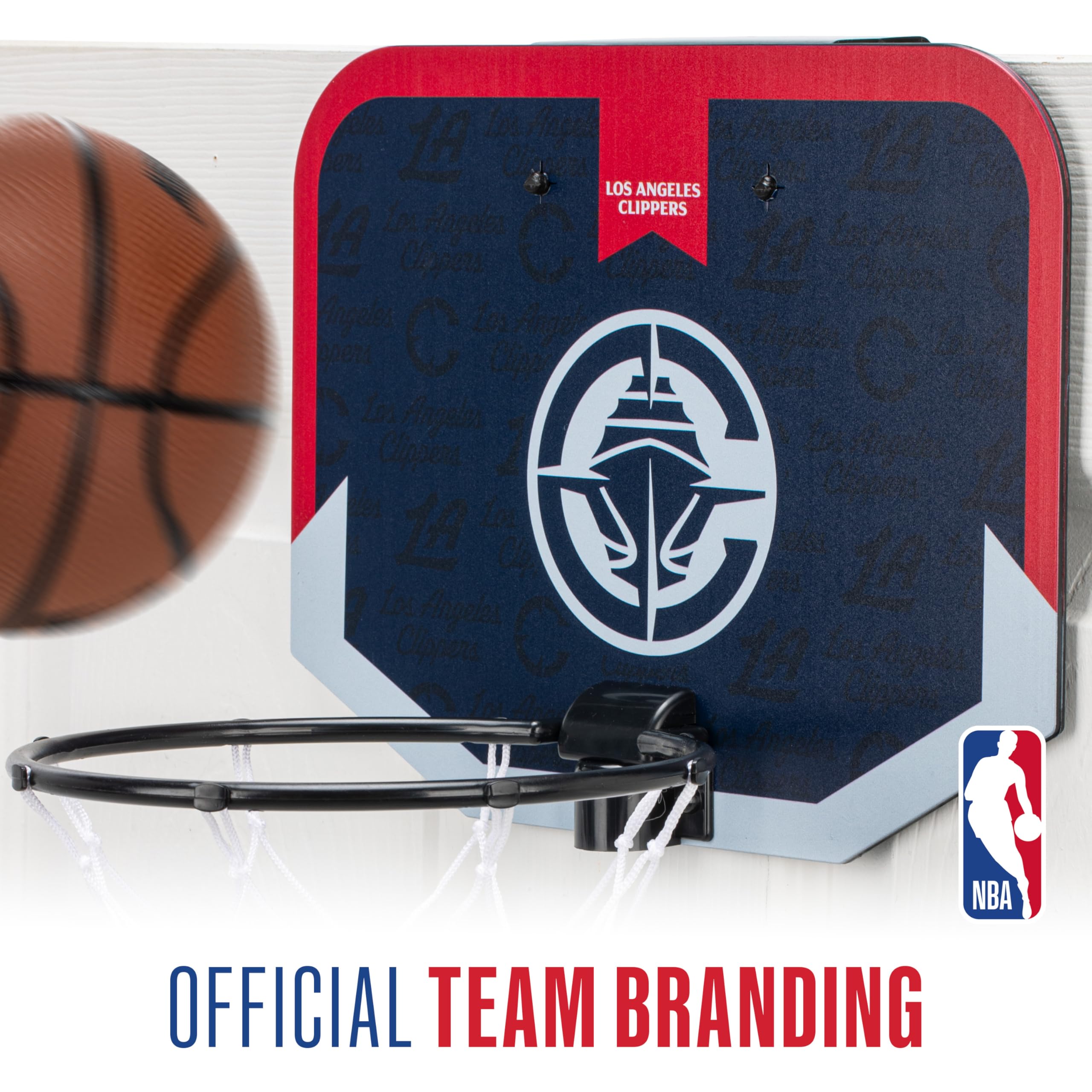 Foto 7 | Minicanasta De Baloncesto Franklin Sports Nba Los Angeles Clippers - Venta Internacional.