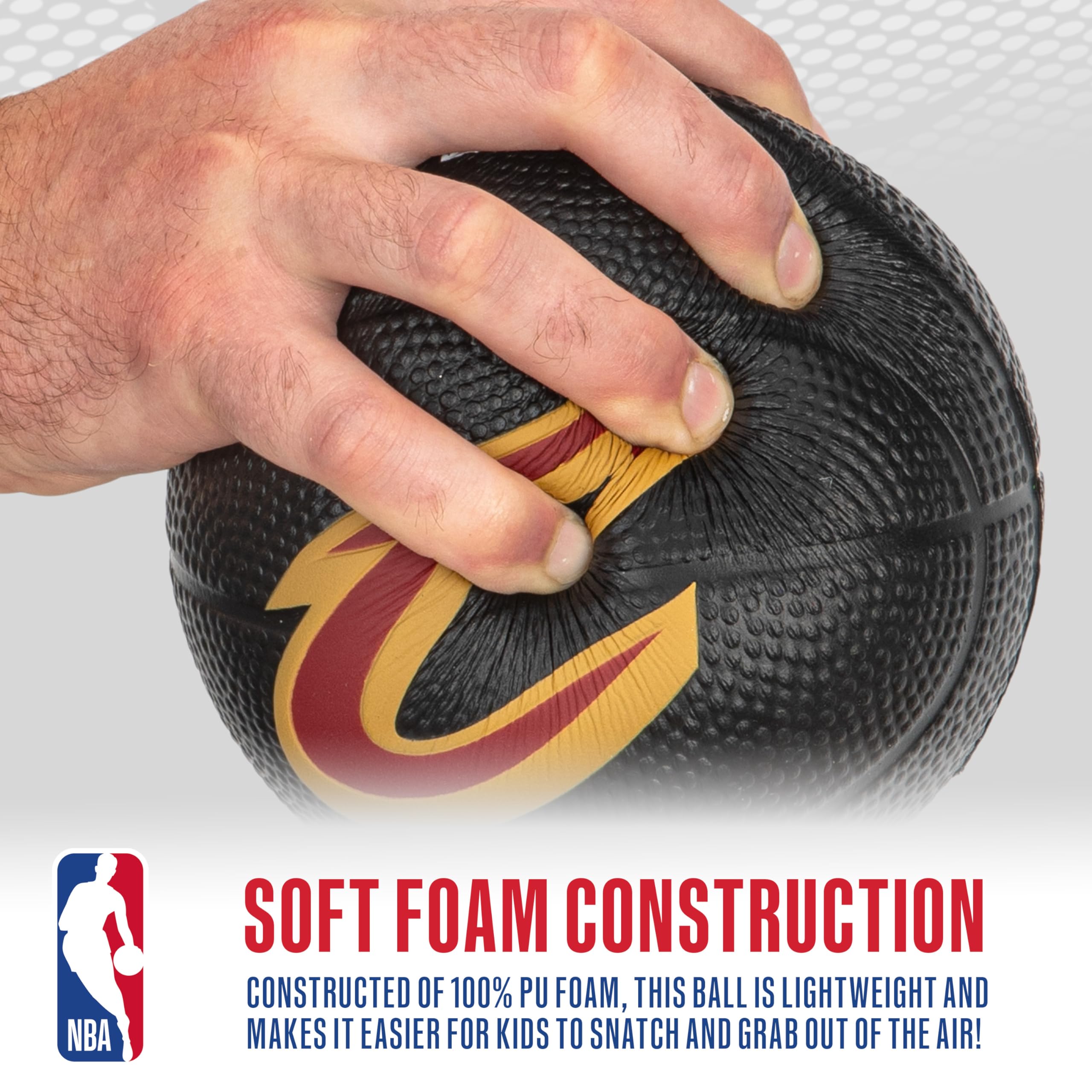Foto 6 pulgar | Minibásquetbol De Espuma Franklin Sports Nba Cleveland Cavaliers - Venta Internacional.