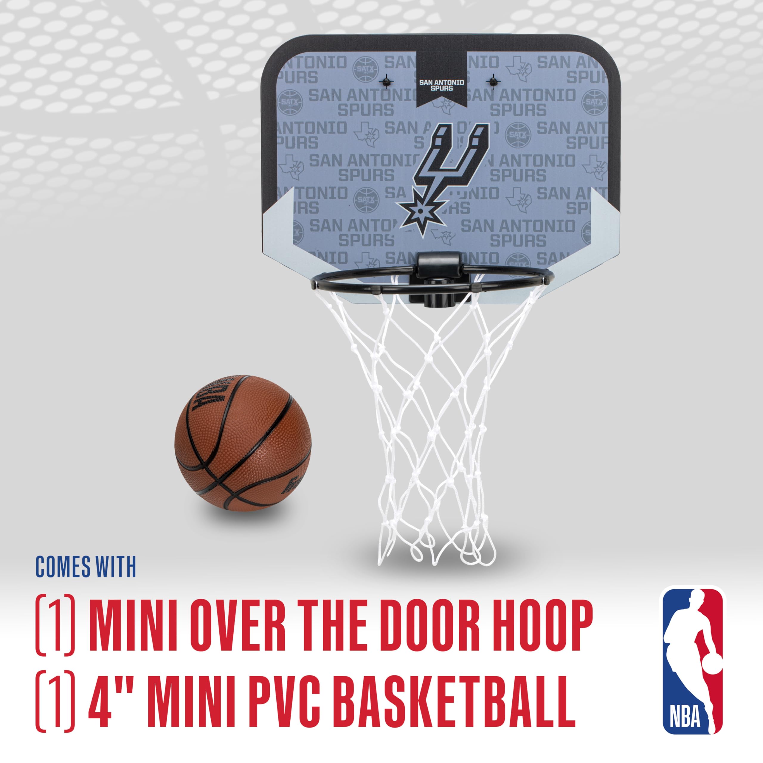 Foto 2 | Minicanasta De Baloncesto Franklin Sports Nba San Antonio Spurs - Venta Internacional.