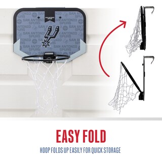 Foto 6 | Minicanasta De Baloncesto Franklin Sports Nba San Antonio Spurs - Venta Internacional.