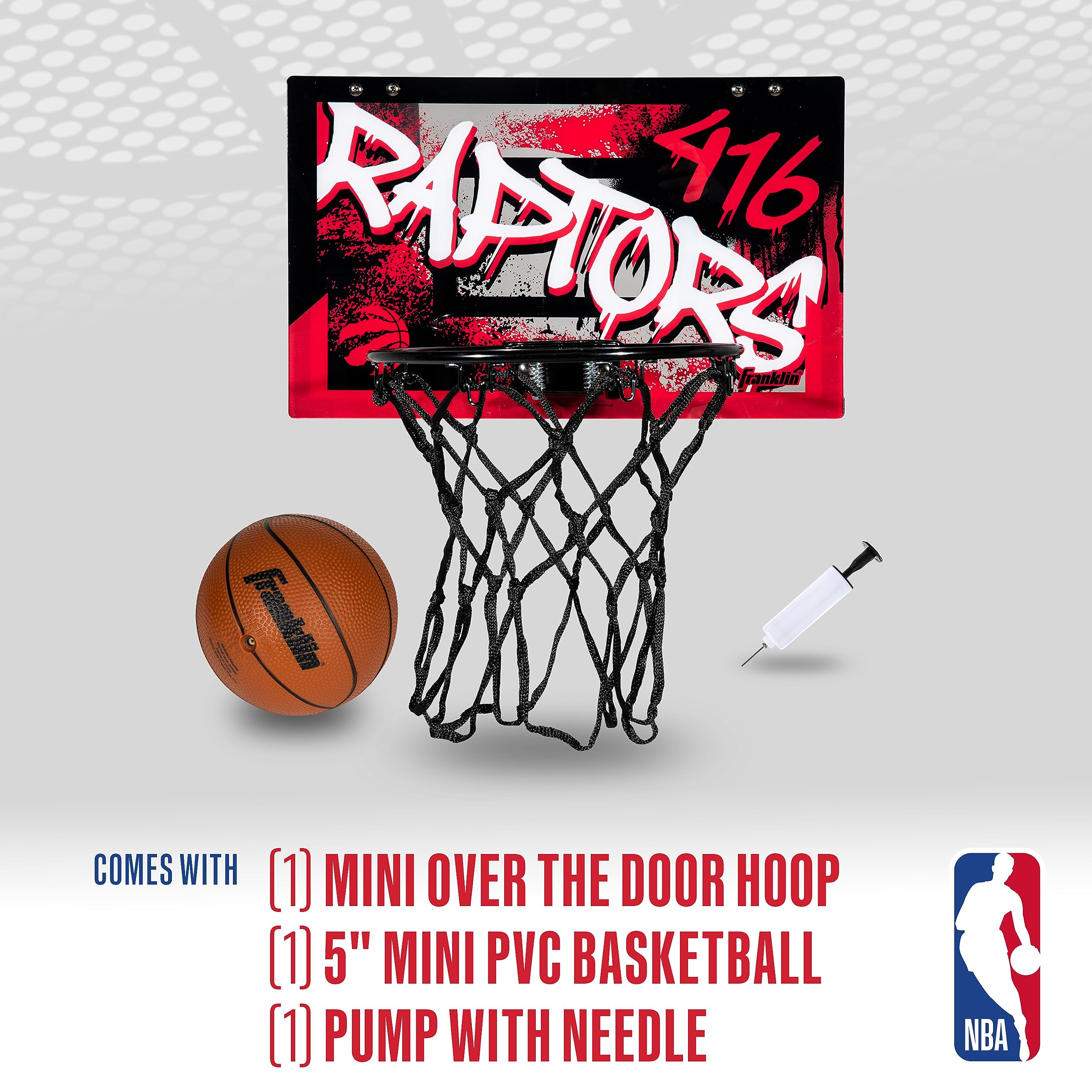 Foto 2 | Canasta De Baloncesto Franklin Sports Nba Toronto Raptors Kids - Venta Internacional.