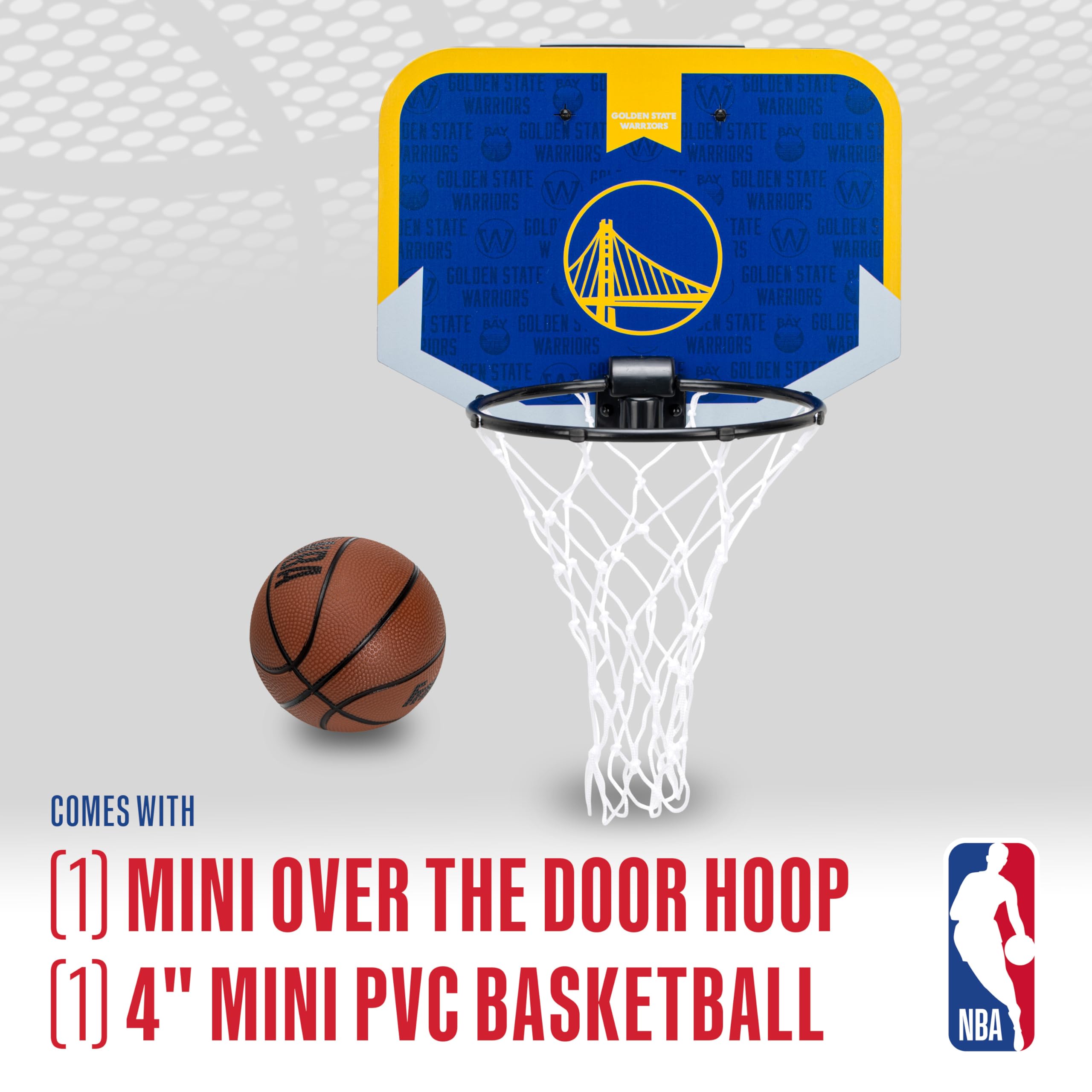 Foto 3 pulgar | Minicanasta De Baloncesto Franklin Sports Nba Golden State Warriors - Venta Internacional.