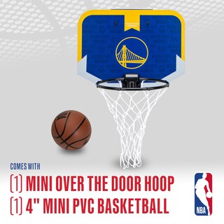 Foto 2 | Minicanasta De Baloncesto Franklin Sports Nba Golden State Warriors - Venta Internacional.