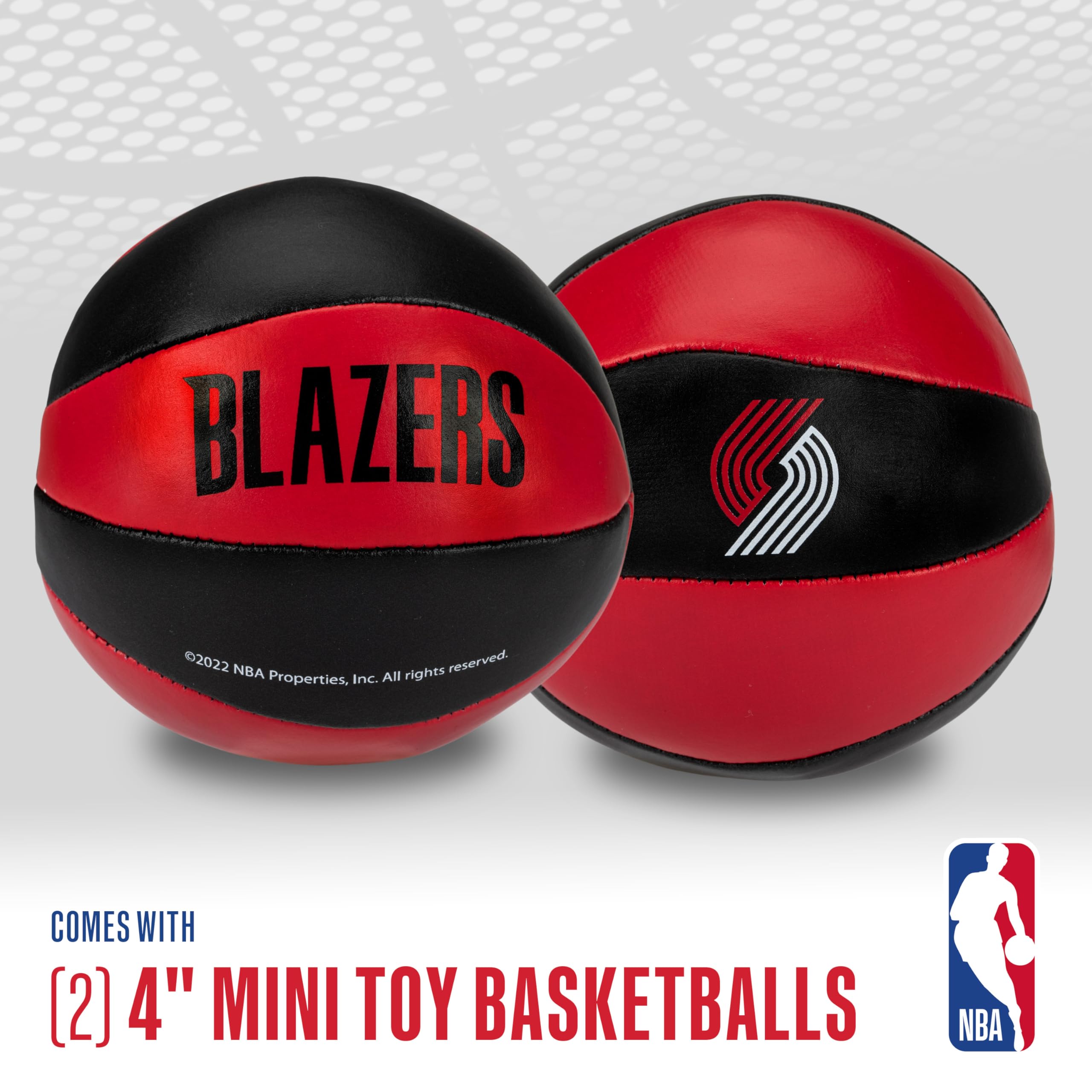 Foto 3 pulgar | Balones De Baloncesto De Juguete Franklin Sports Nba Portland Trail Blazers - Venta Internacional.