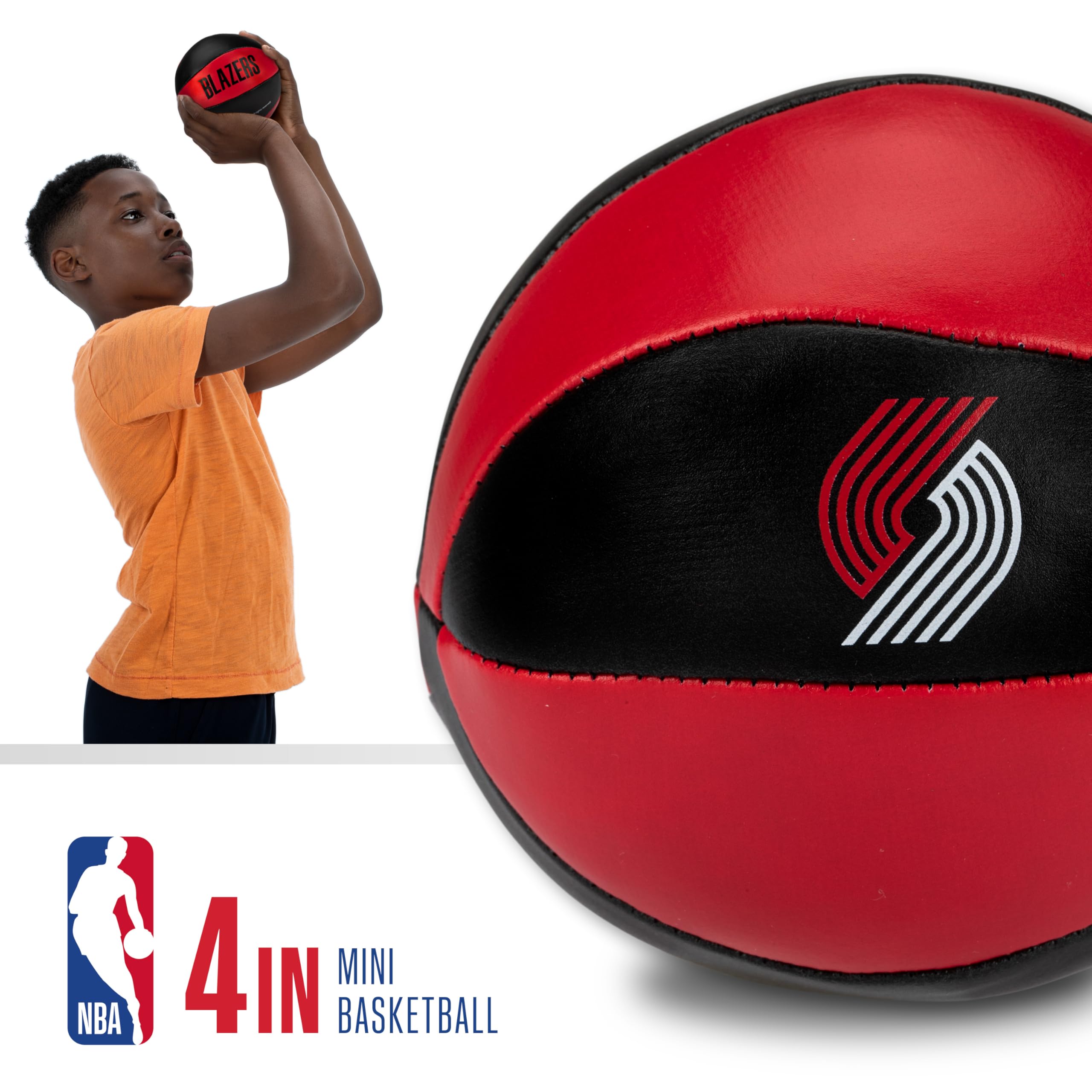 Foto 4 pulgar | Balones De Baloncesto De Juguete Franklin Sports Nba Portland Trail Blazers - Venta Internacional.