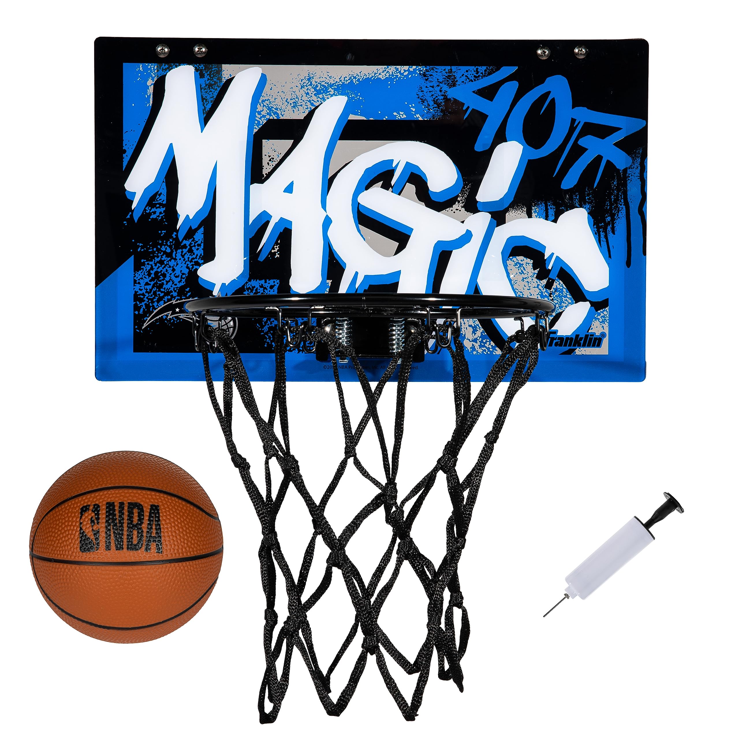 Foto 1 | Canasta De Baloncesto Franklin Sports Nba Orlando Magic Kids - Venta Internacional.