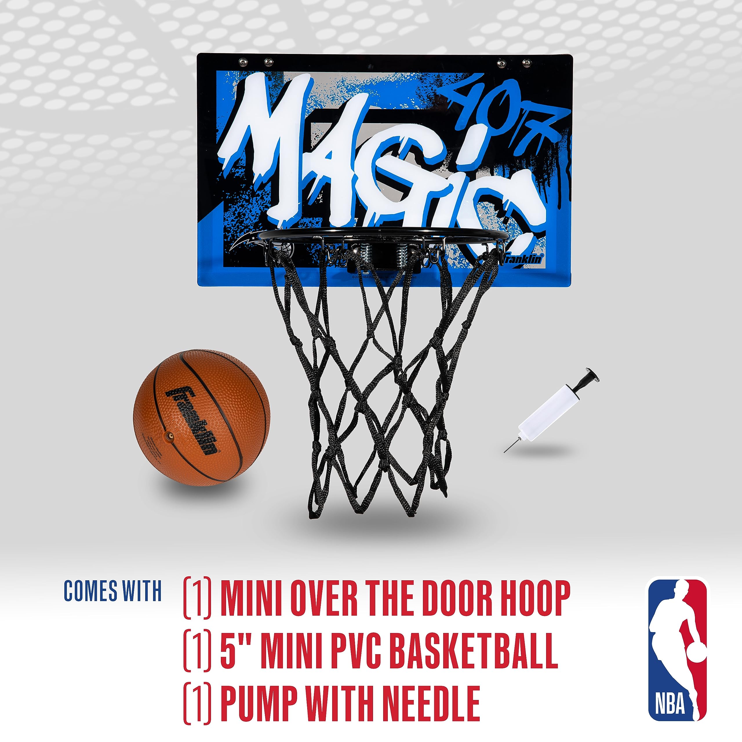 Foto 2 | Canasta De Baloncesto Franklin Sports Nba Orlando Magic Kids - Venta Internacional.