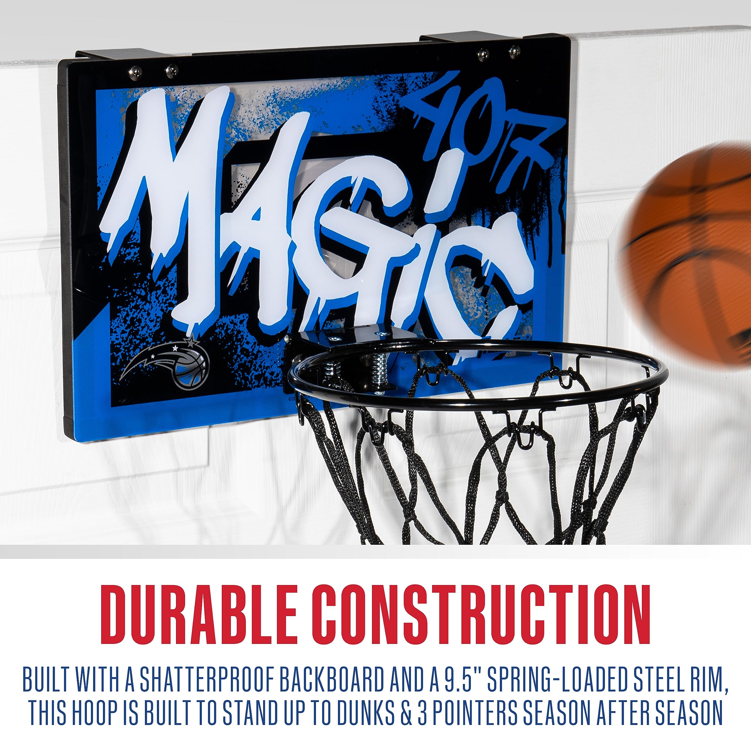 Foto 8 pulgar | Canasta De Baloncesto Franklin Sports Nba Orlando Magic Kids - Venta Internacional.
