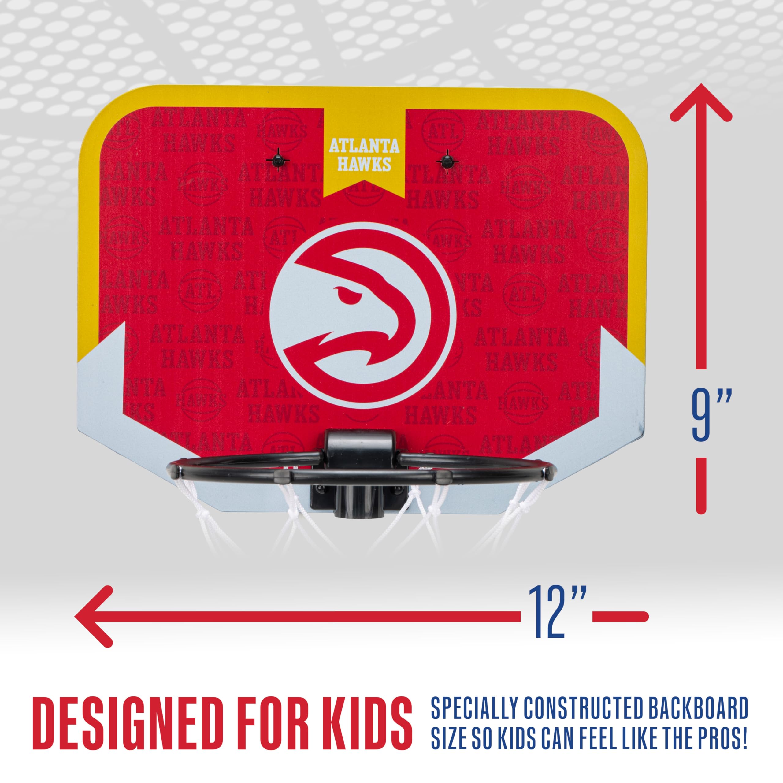 Foto 5 pulgar | Miniaro De Baloncesto Franklin Sports Nba Atlanta Hawks Kids - Venta Internacional.