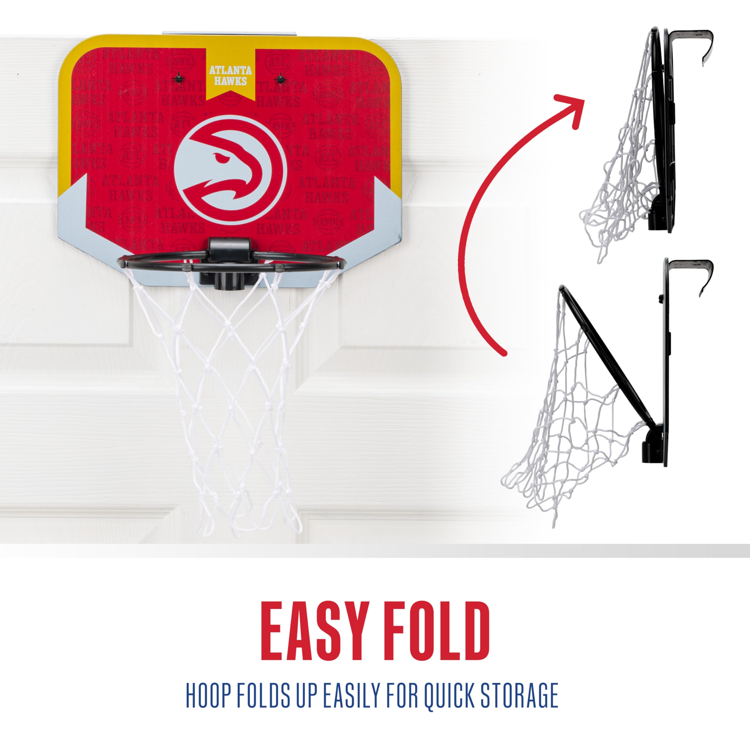 Foto 7 pulgar | Miniaro De Baloncesto Franklin Sports Nba Atlanta Hawks Kids - Venta Internacional.