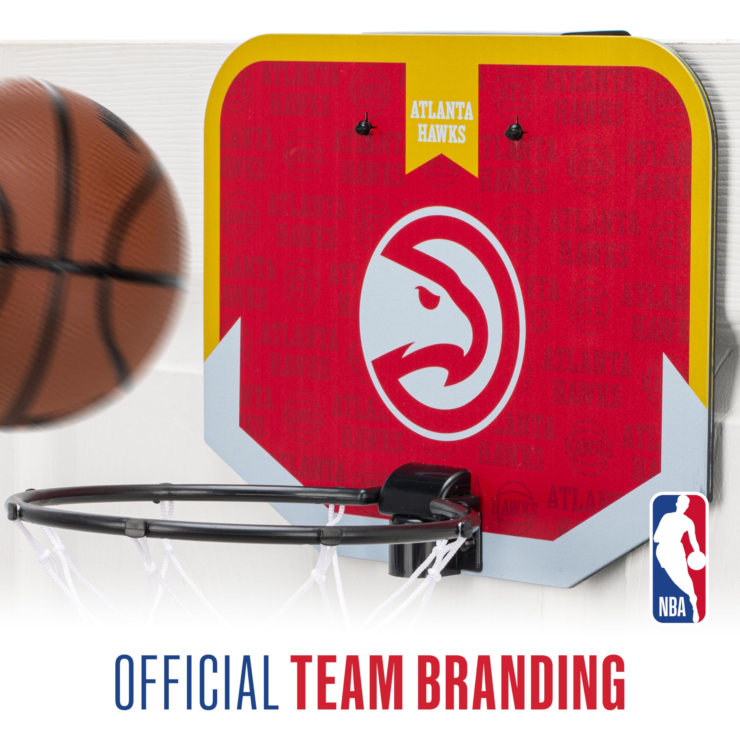 Foto 8 pulgar | Miniaro De Baloncesto Franklin Sports Nba Atlanta Hawks Kids - Venta Internacional.