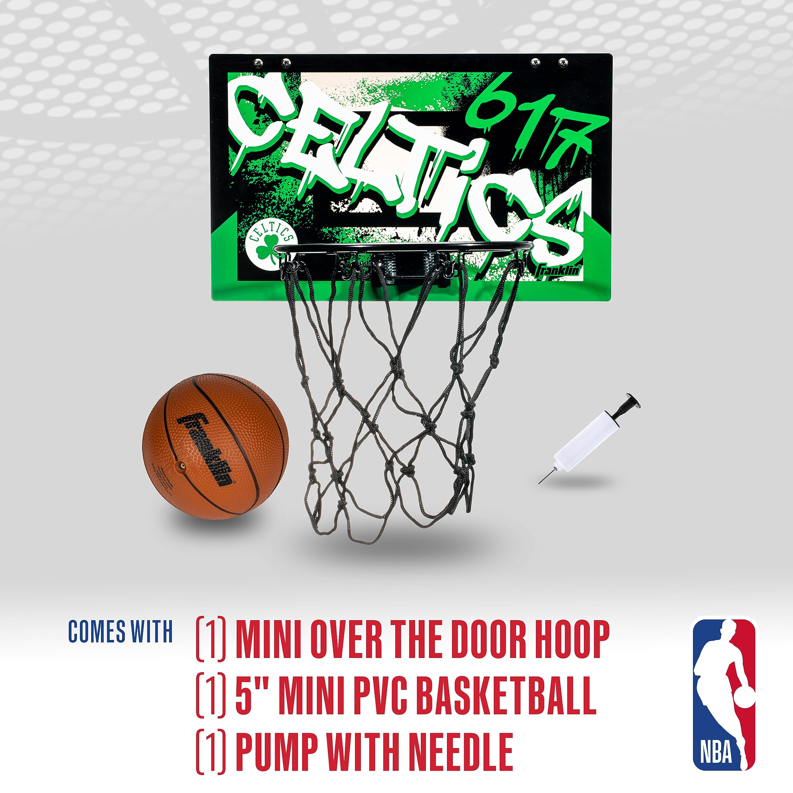 Foto 3 pulgar | Canasta De Baloncesto Franklin Sports Nba Over The Door Kids - Venta Internacional.