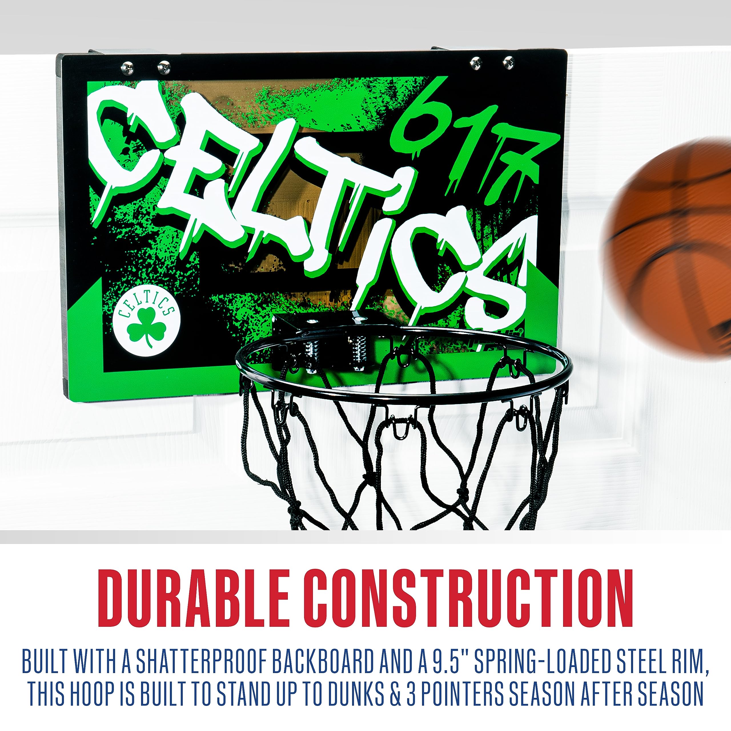 Foto 8 pulgar | Canasta De Baloncesto Franklin Sports Nba Over The Door Kids - Venta Internacional.
