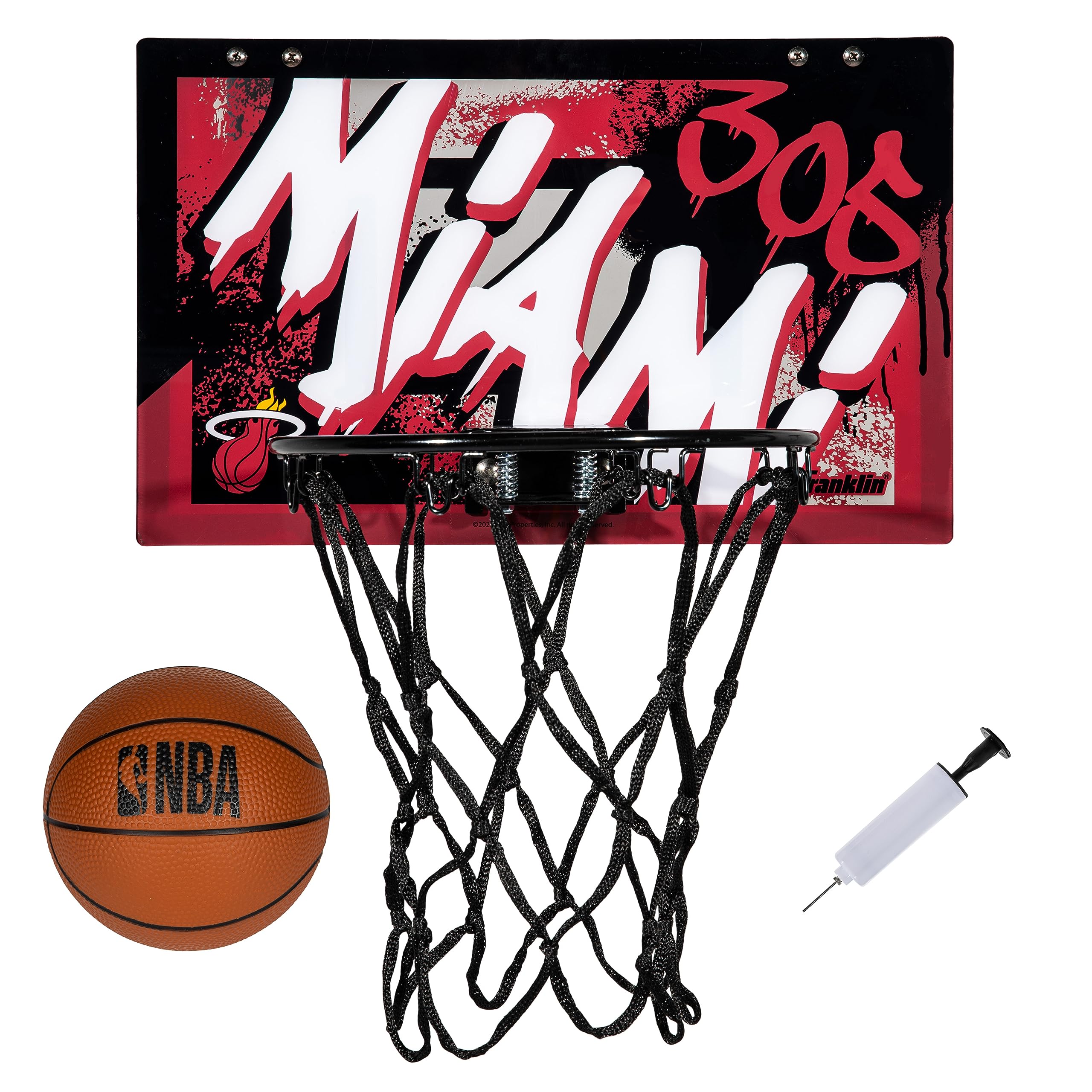 Canasta De Baloncesto Franklin Sports Nba Miami Heat Kids - Venta Internacional.