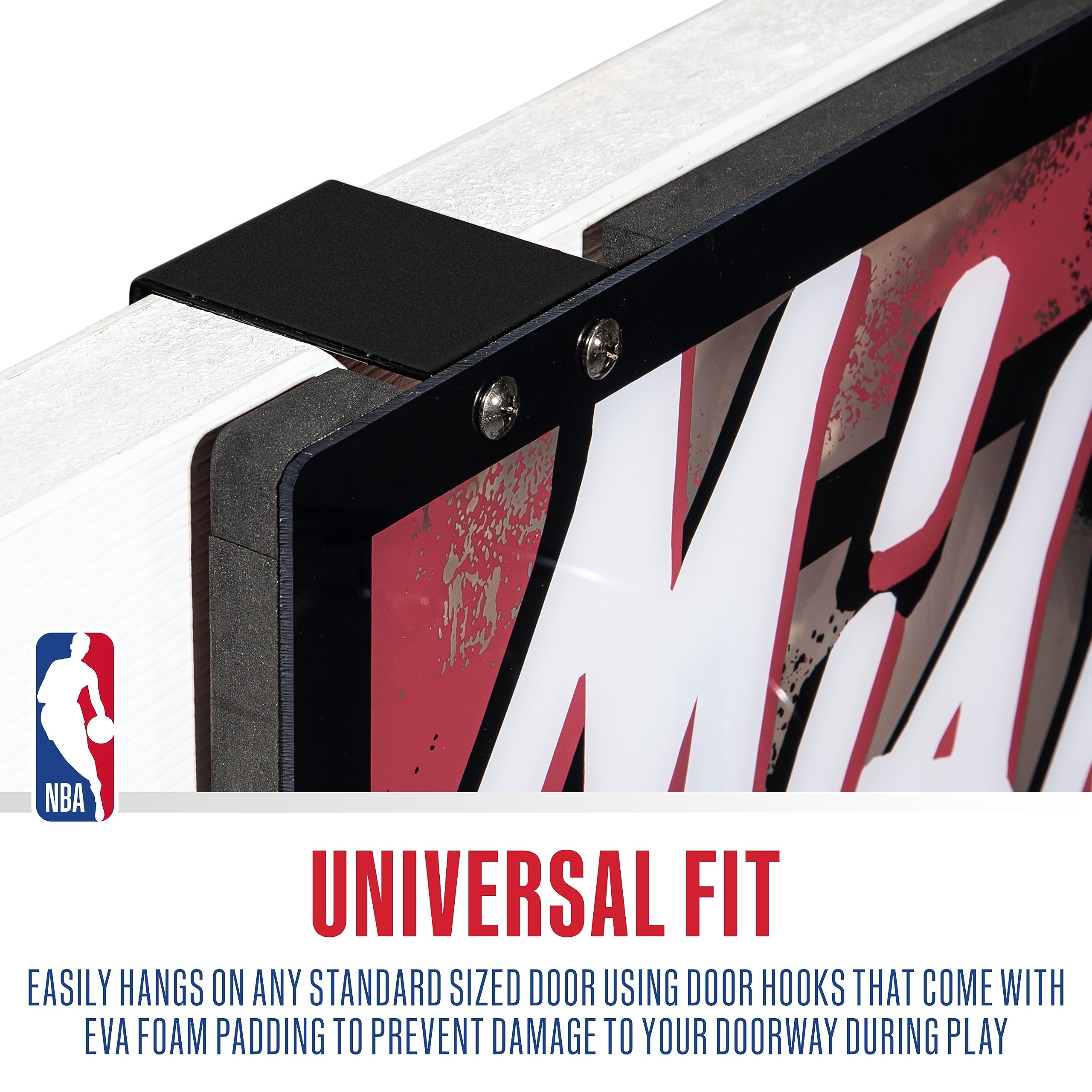 Foto 6 pulgar | Canasta De Baloncesto Franklin Sports Nba Miami Heat Kids - Venta Internacional.