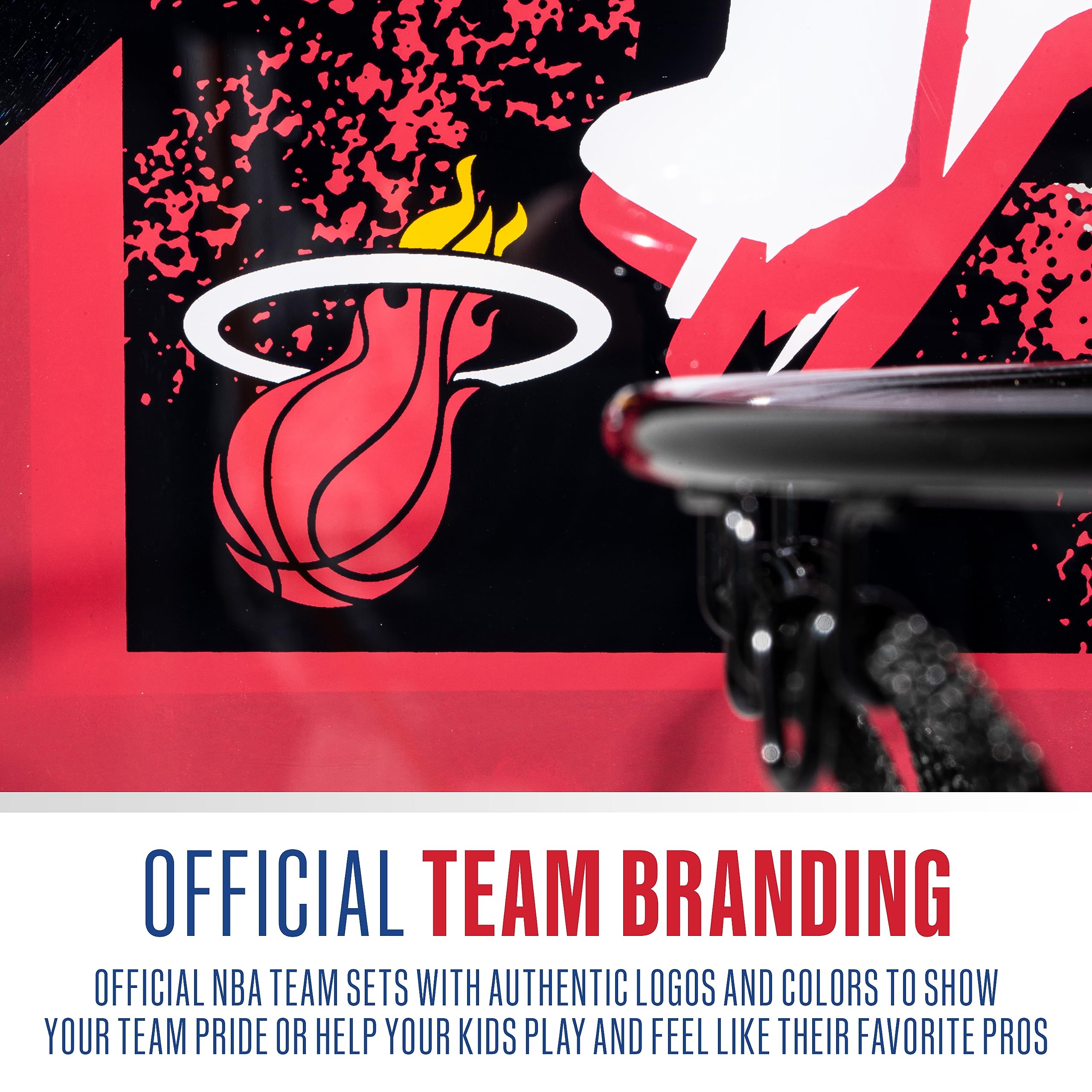 Foto 7 pulgar | Canasta De Baloncesto Franklin Sports Nba Miami Heat Kids - Venta Internacional.