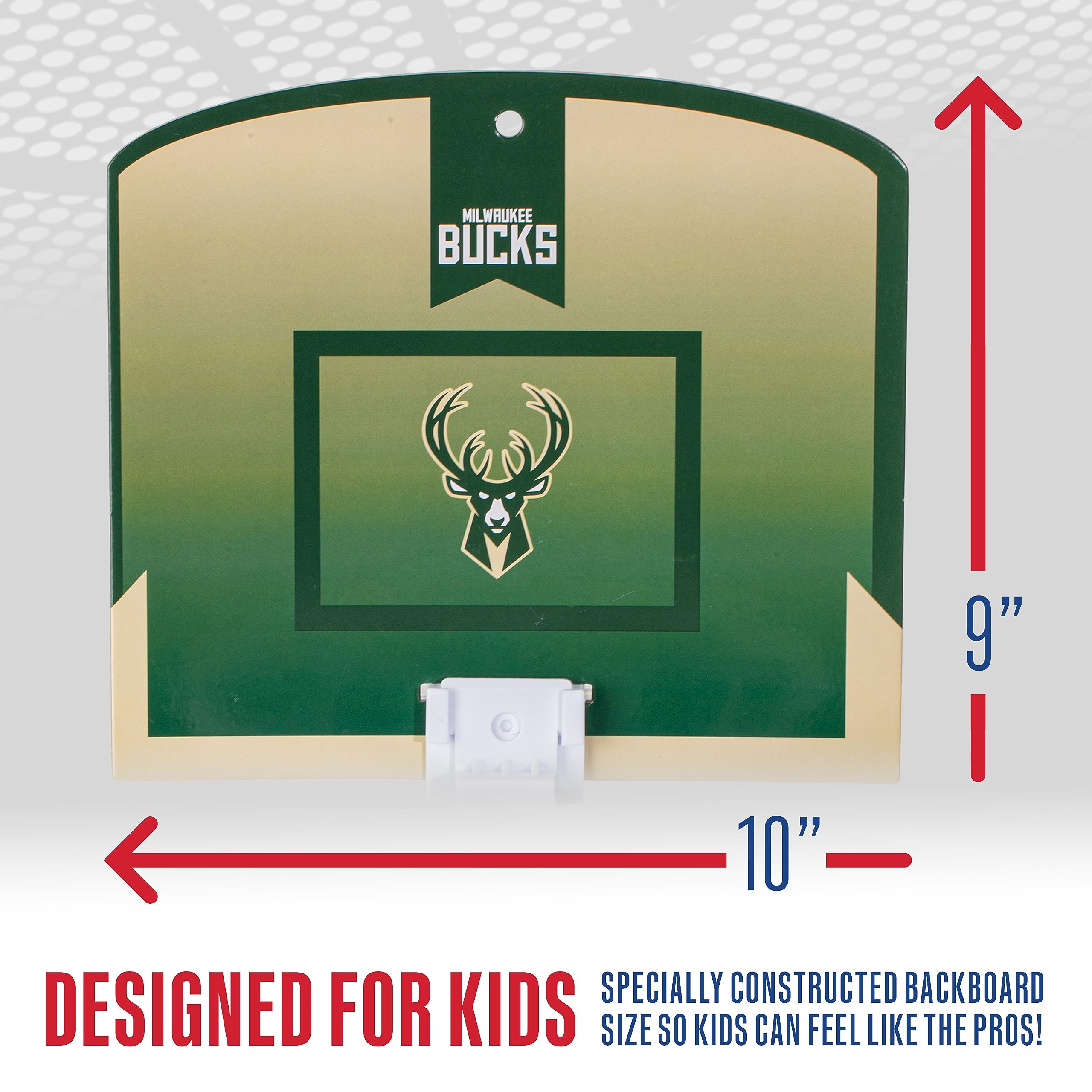 Foto 5 pulgar | Miniaro De Baloncesto Franklin Sports Nba Milwaukee Bucks - Venta Internacional.