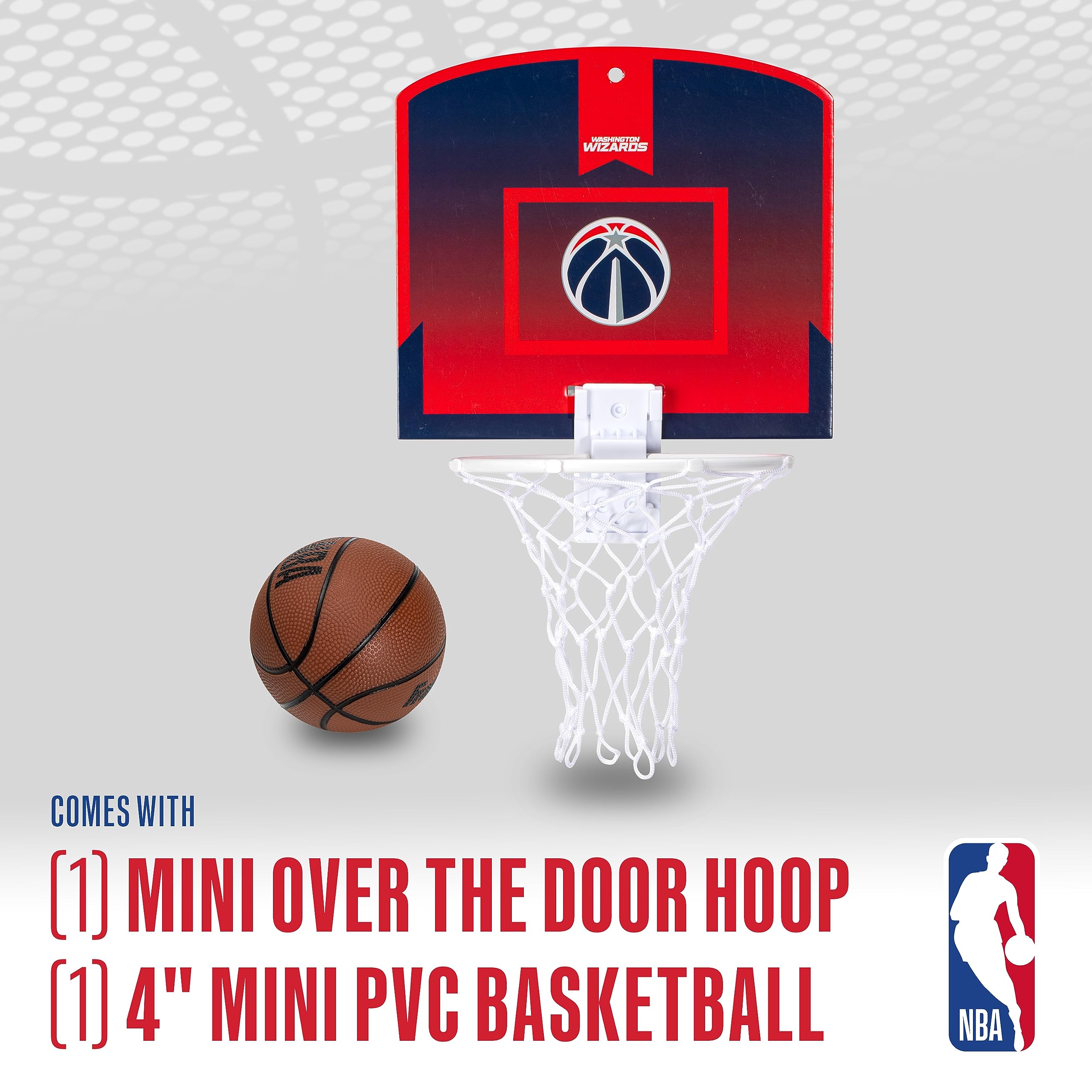 Foto 2 | Minicanasta De Baloncesto Franklin Sports Nba Washington Wizards - Venta Internacional.