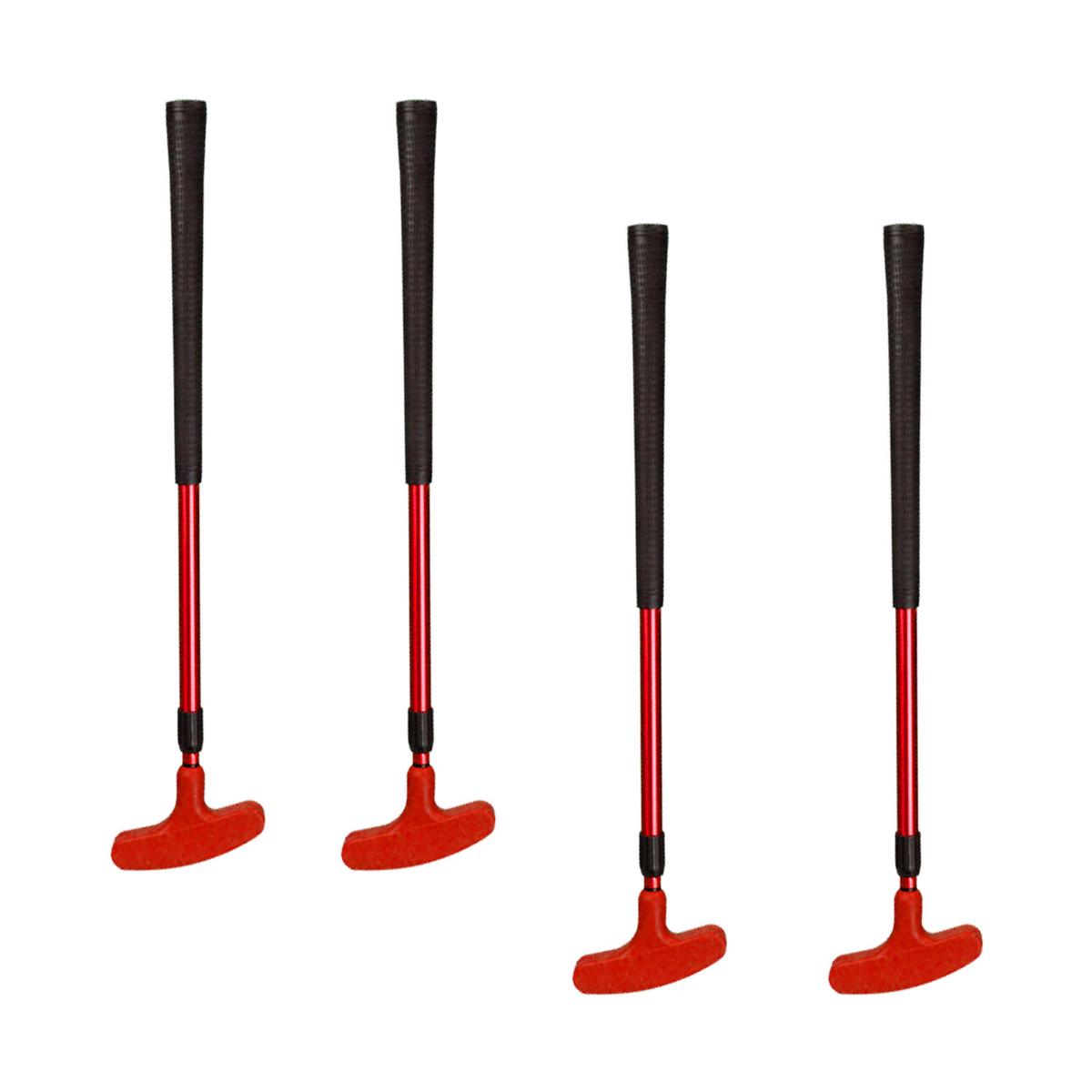 Palos Ajustables de Minigolf Xtream Boom Mxved-004 4 Piezas color Rojo