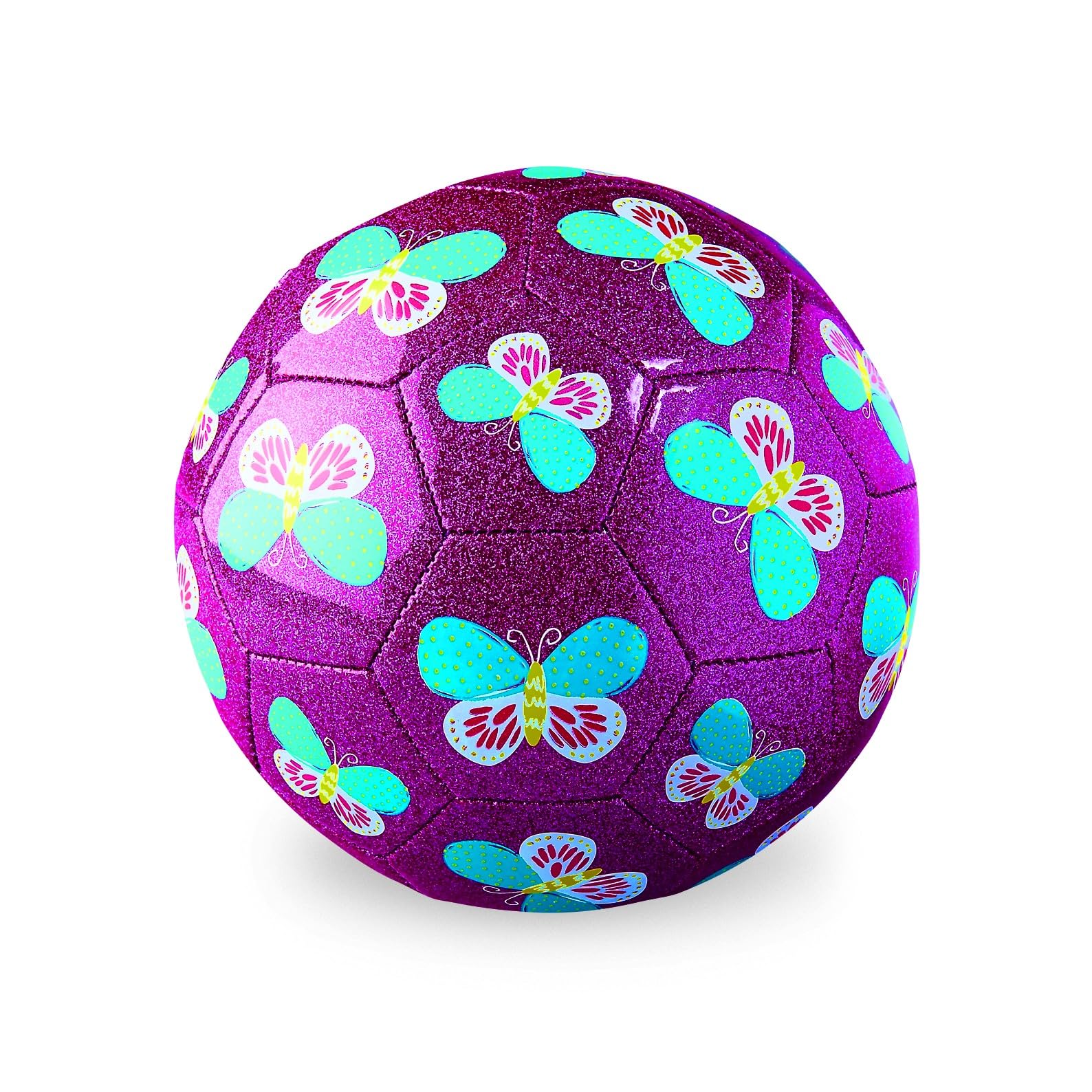 Foto 1 | Balón De Fútbol Crocodile Creek Con Purpurina Con Forma De Mariposa, Tamaño 2, Niños A Partir De 4 Años - Ven
