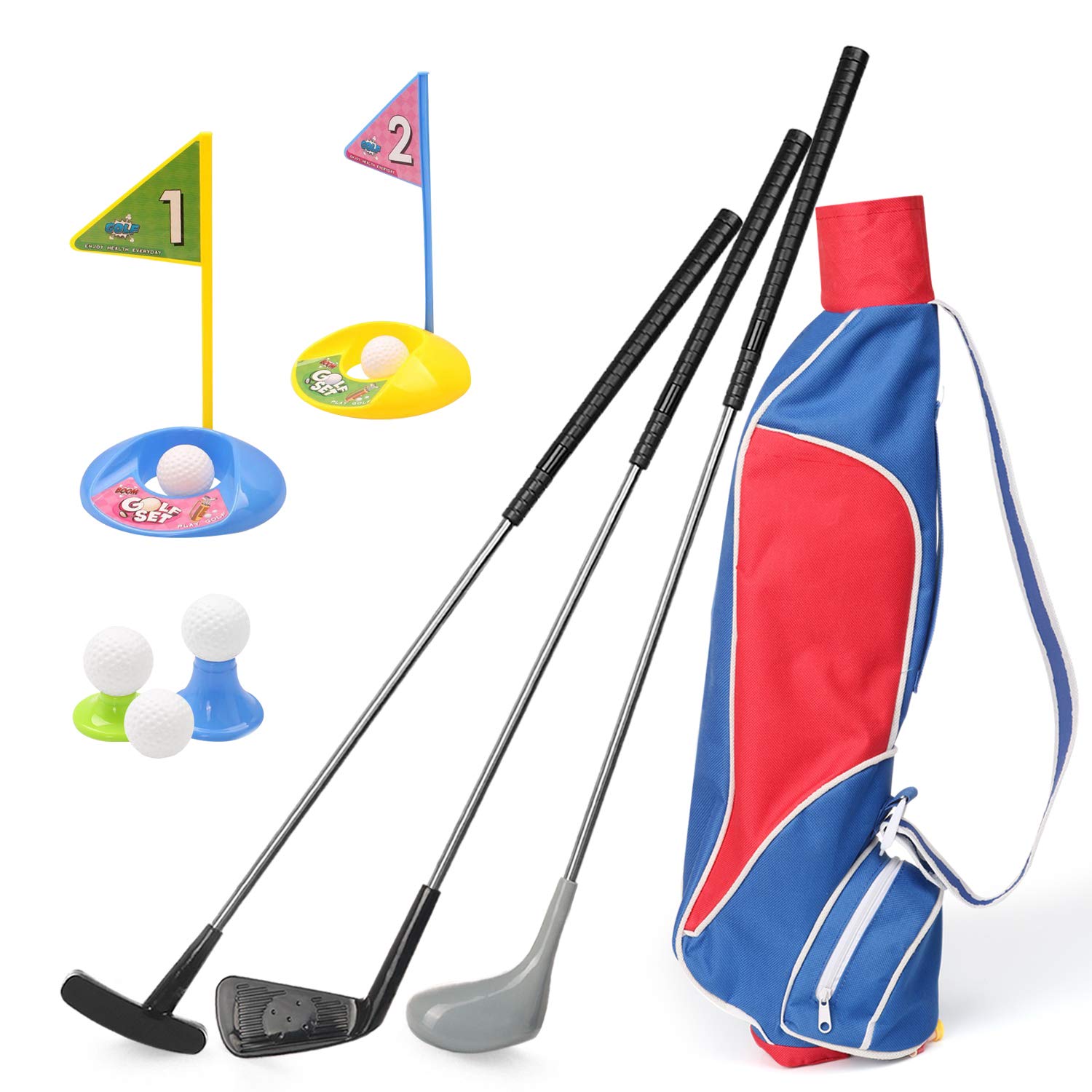 Foto 2 pulgar | Juego De Juguetes Para Niños Con Palos De Golf Exercise N Play Deluxe, Juego De 15 Piezas - Venta Internacional.