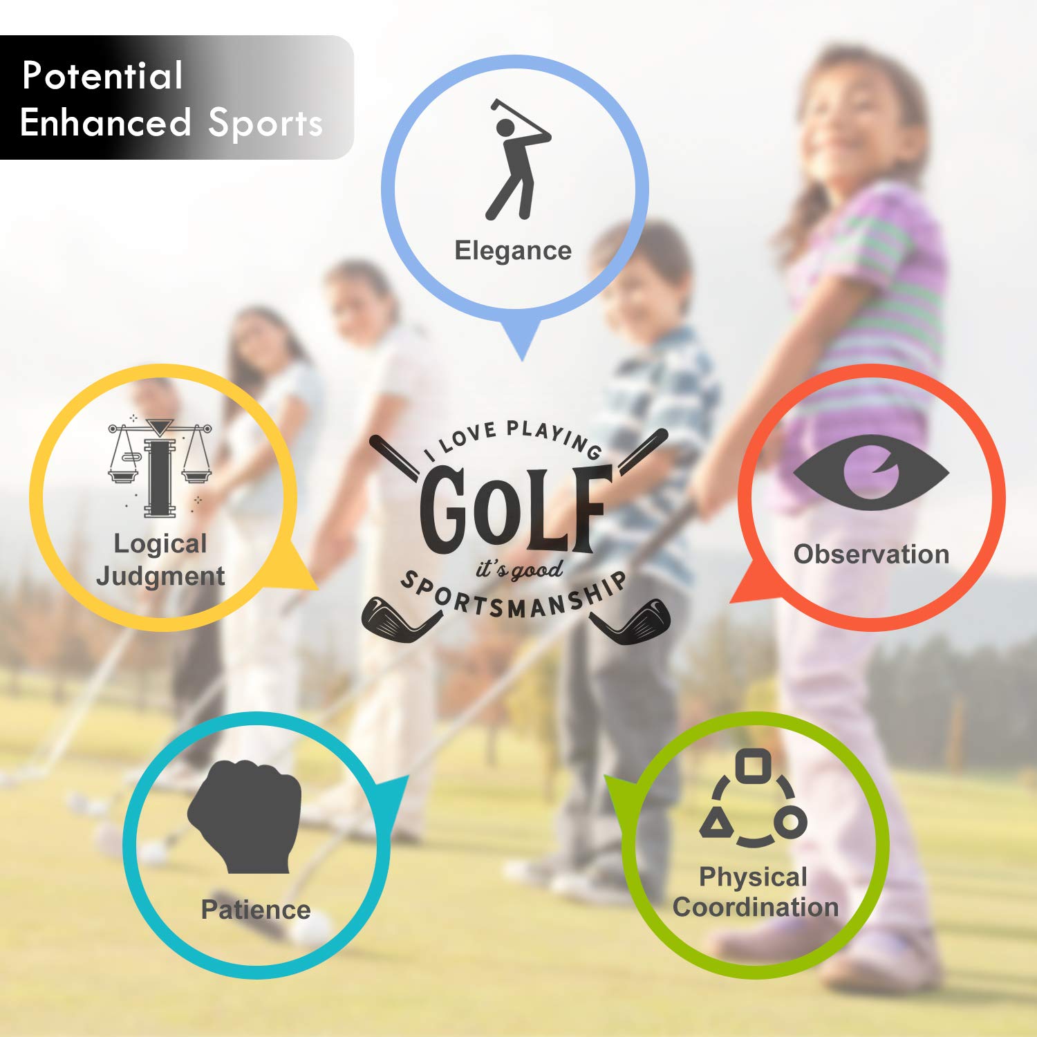 Foto 4 pulgar | Juego De Juguetes Para Niños Con Palos De Golf Exercise N Play Deluxe, Juego De 15 Piezas - Venta Internacional.