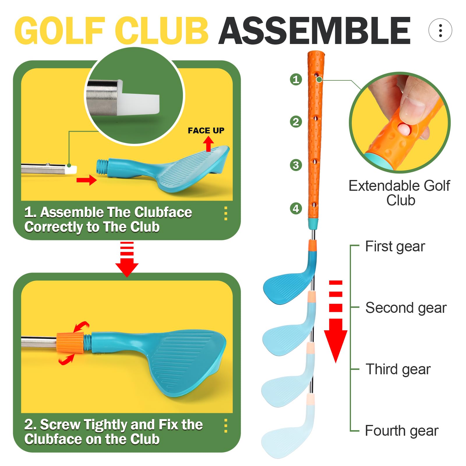Foto 6 pulgar | Set De Juegos De Golf Webay Toddler Sticky Golf Pro - Venta Internacional.