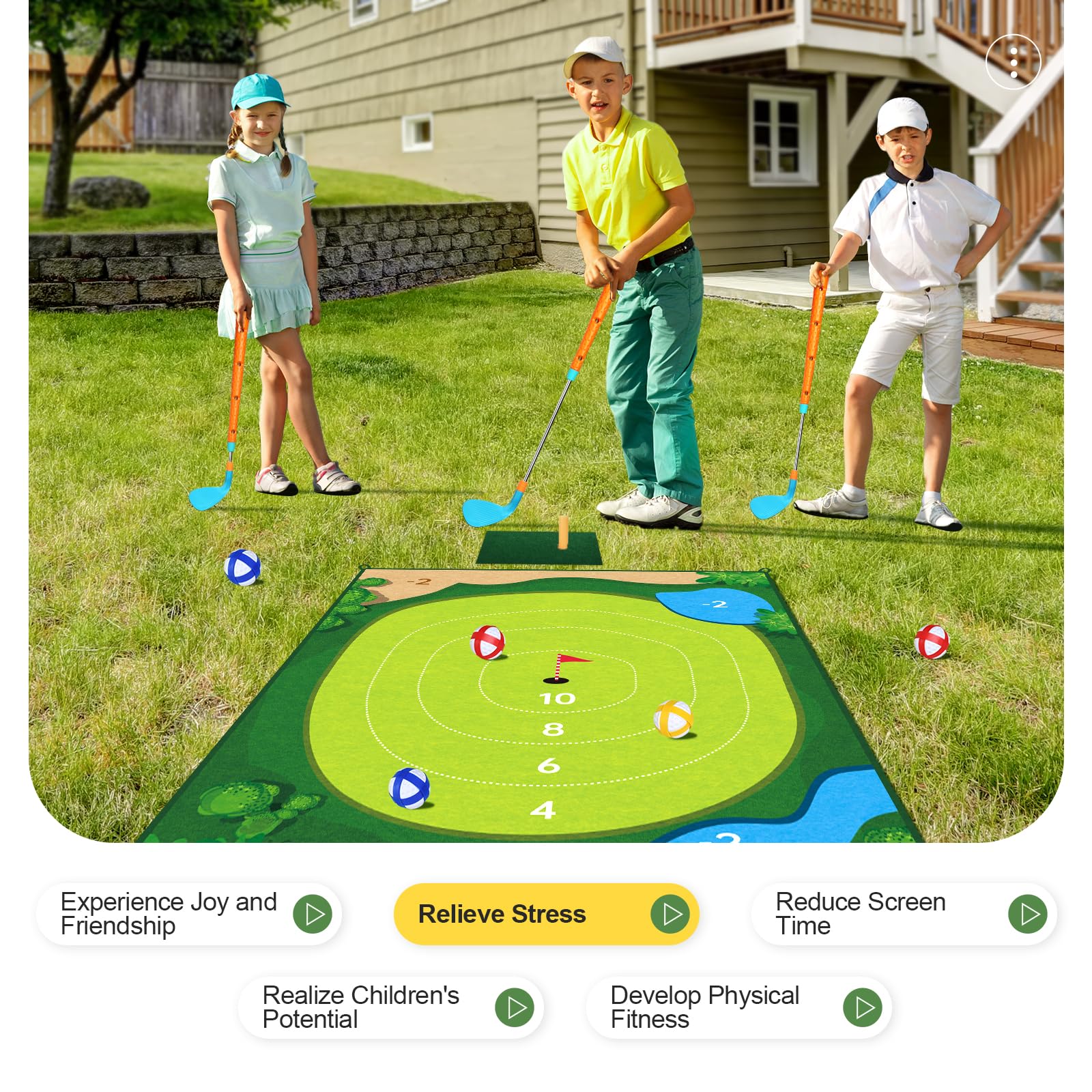 Foto 8 pulgar | Set De Juegos De Golf Webay Toddler Sticky Golf Pro - Venta Internacional.