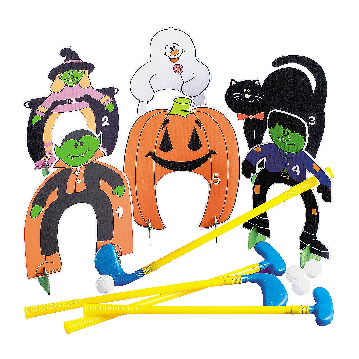 Foto 1 | Set De Minigolf Fun Express Halloween Con Palos Y Pelotas - Venta Internacional.