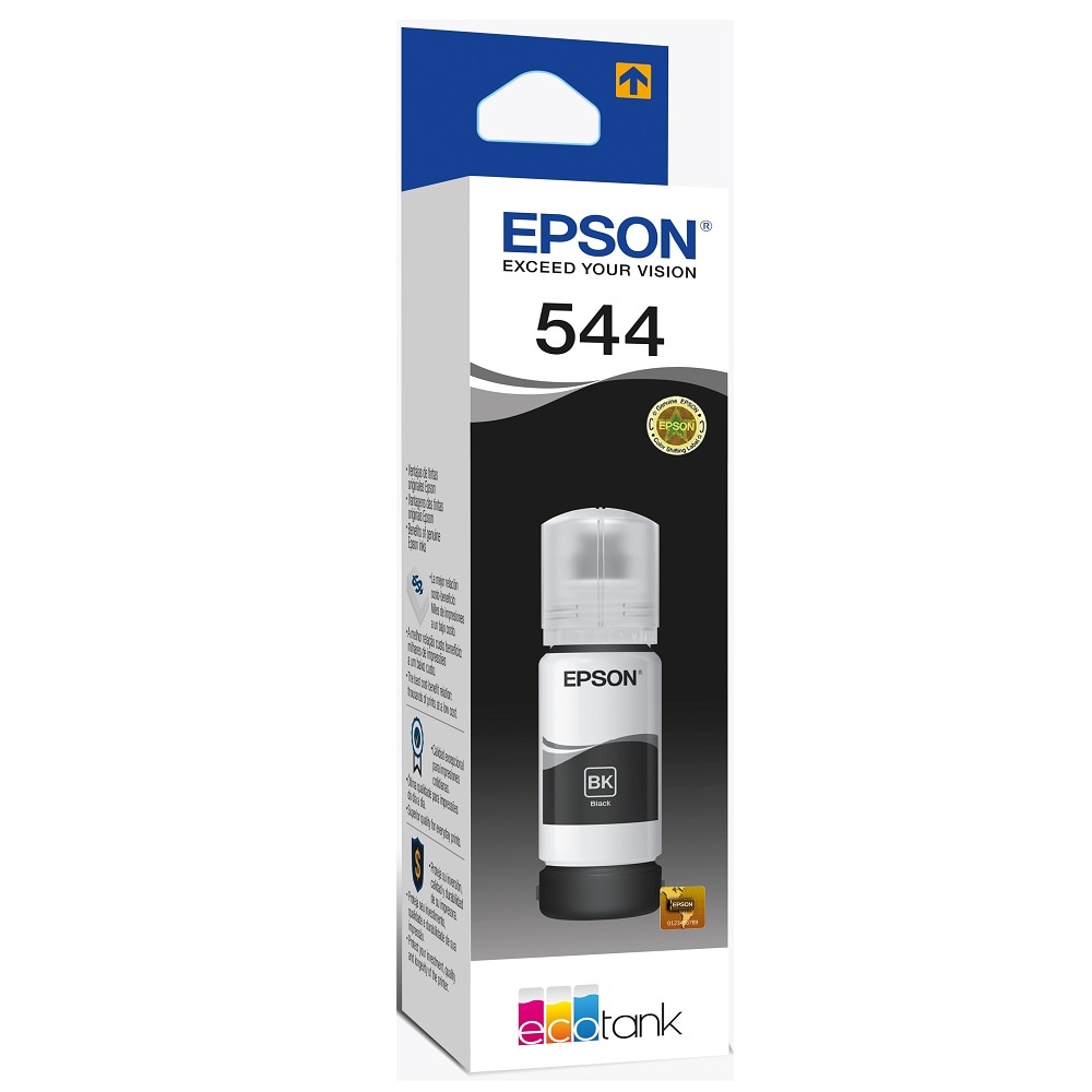 Cartucho Epson T544120-al color Negro Dye de 65 ml $235